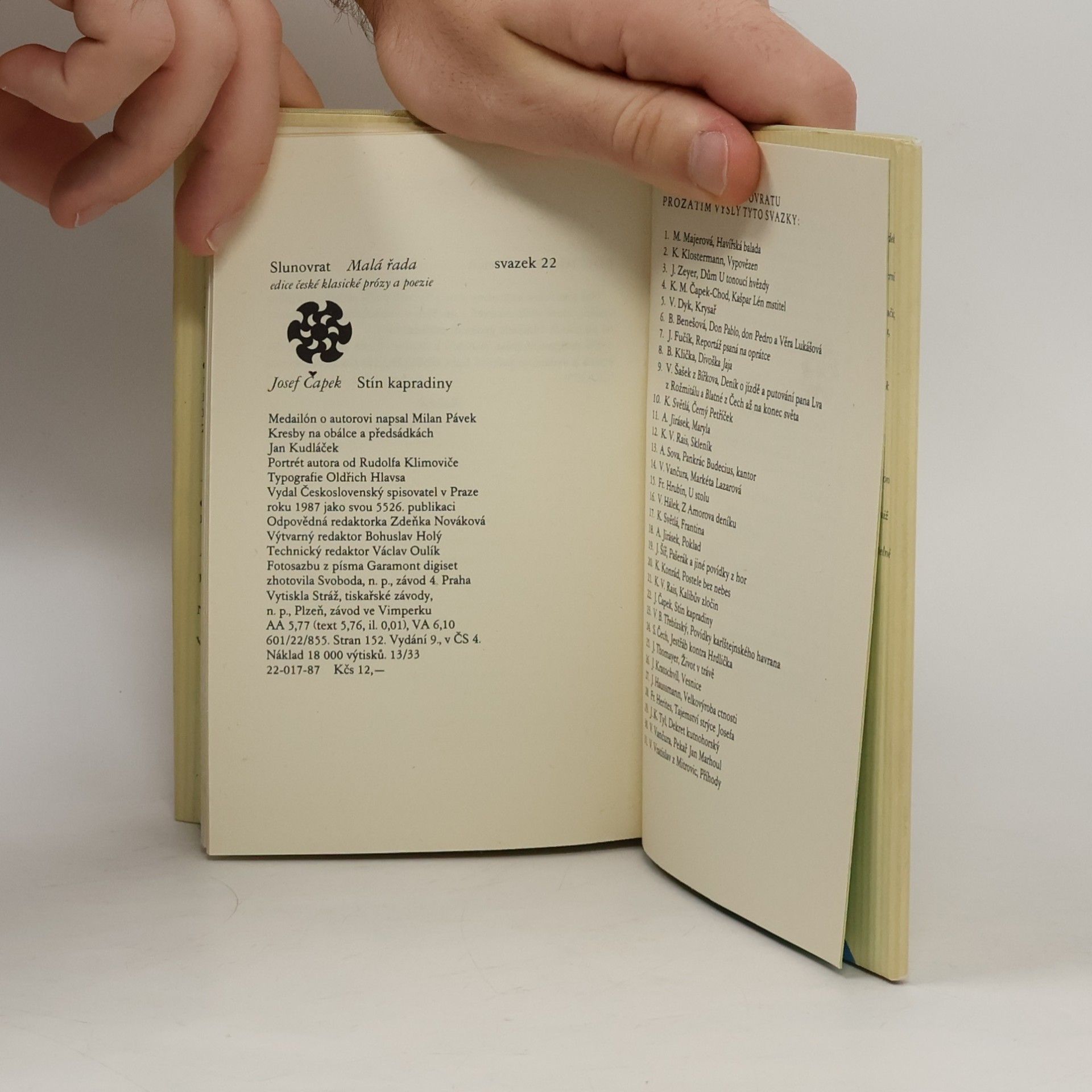 Josef Čapek Stín kapradiny