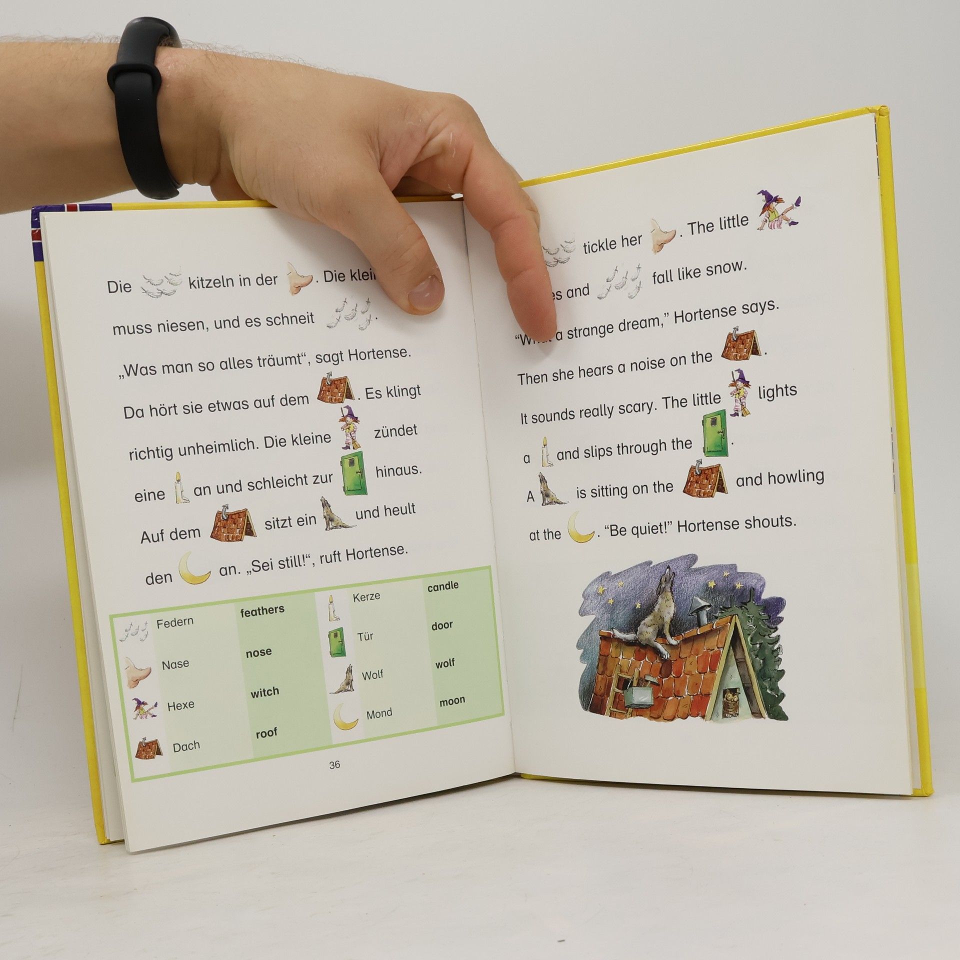 Maria Wissmann Geschichten von der kleinen Hexe. Mit englischem und deutschem Text.