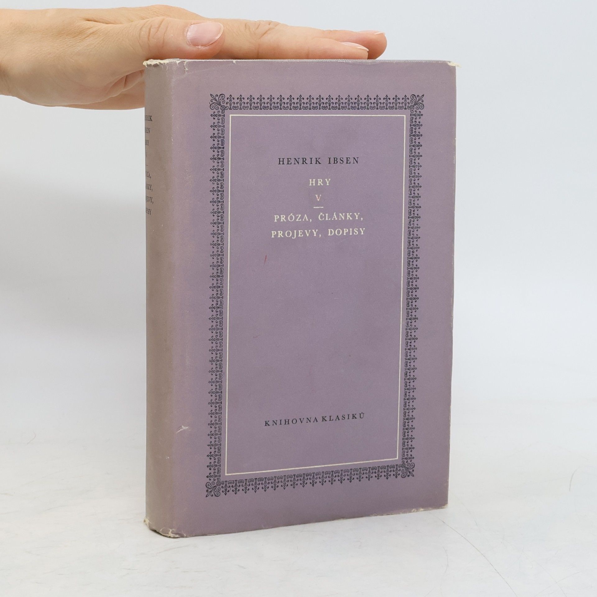 Henrik Ibsen Hry V. Próza, články, projevy, dopisy