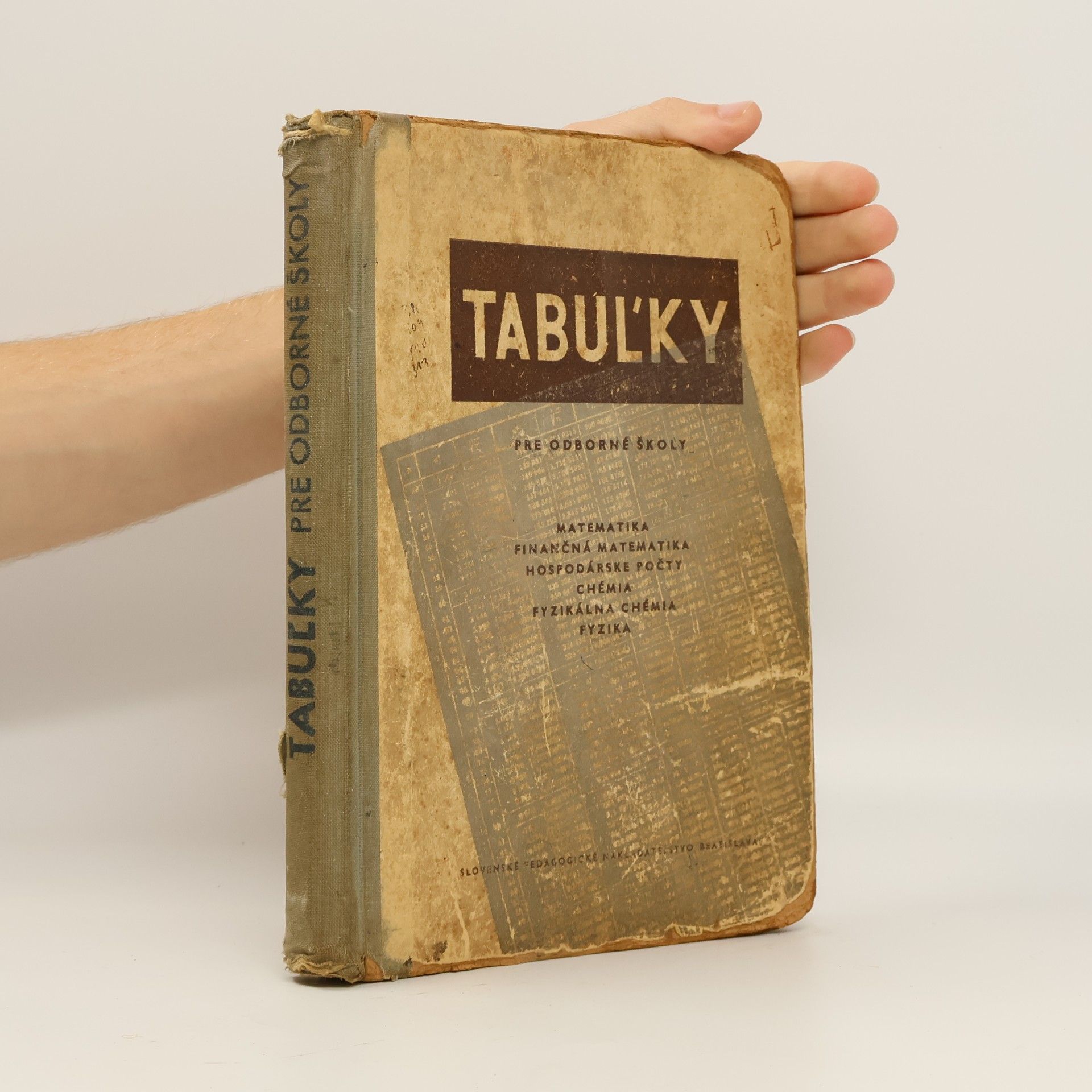 Autorenkollektiv Tabuĺky pre odborné školy