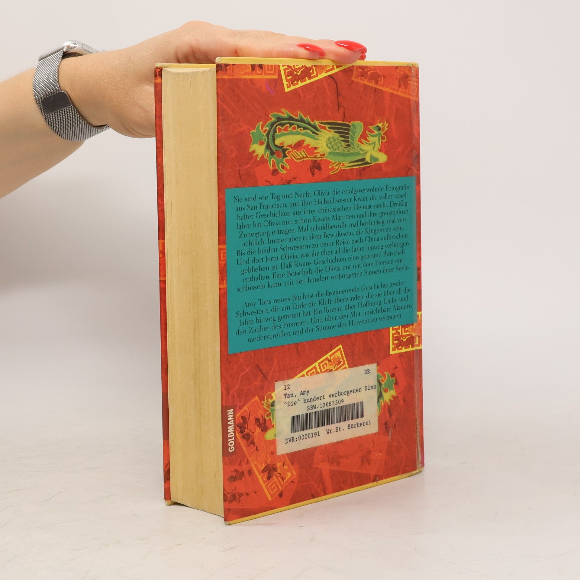 Amy Tan Die hundert verborgenen Sinne