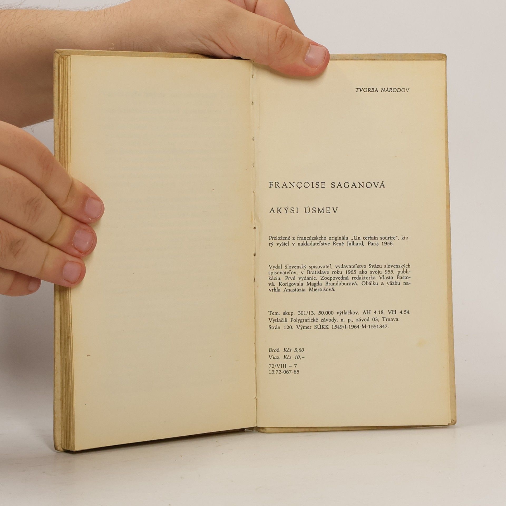 Françoise Sagan Akýsi úsmev