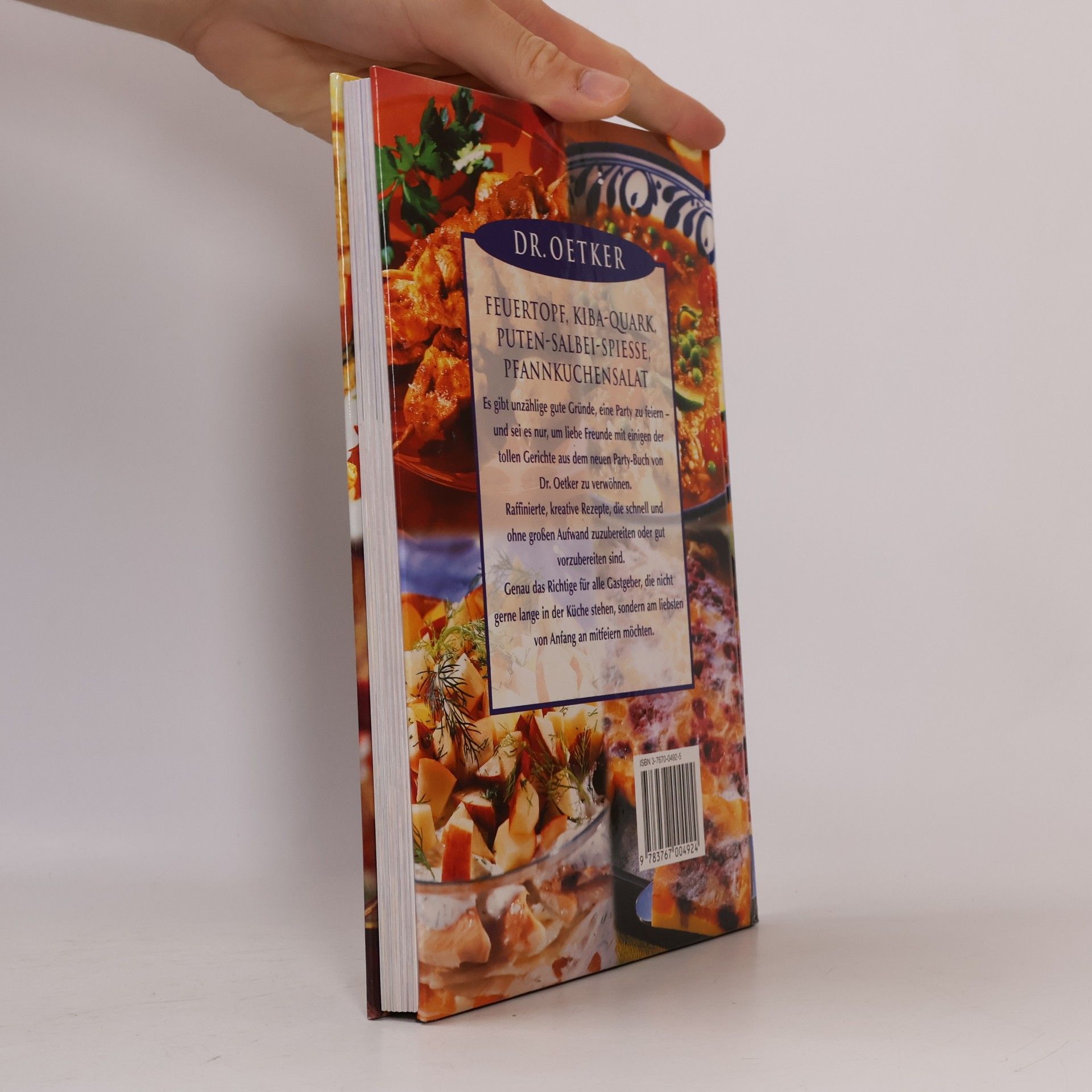 Eva-Maria Dammeier Dr. Oetker Partyrezepte blitzschnell