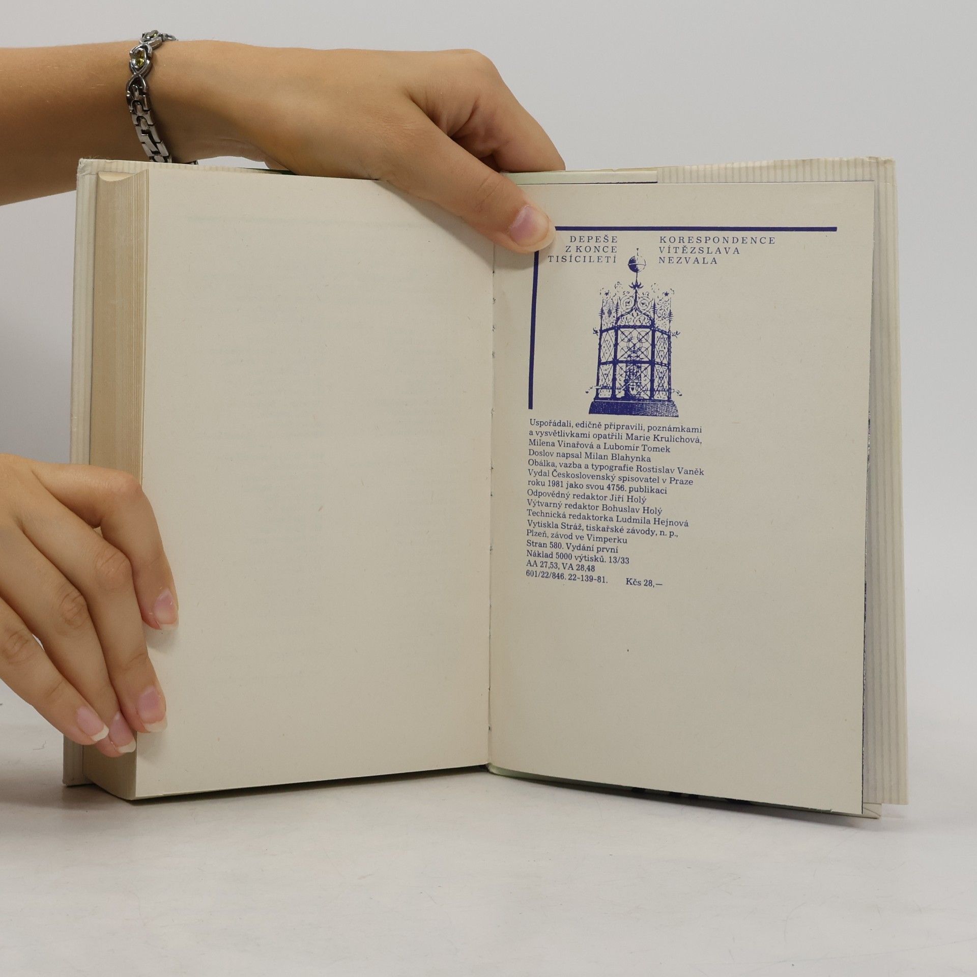 Various authors Depeše z konce tisíciletí. Korespondence Vítězslava Nezvala