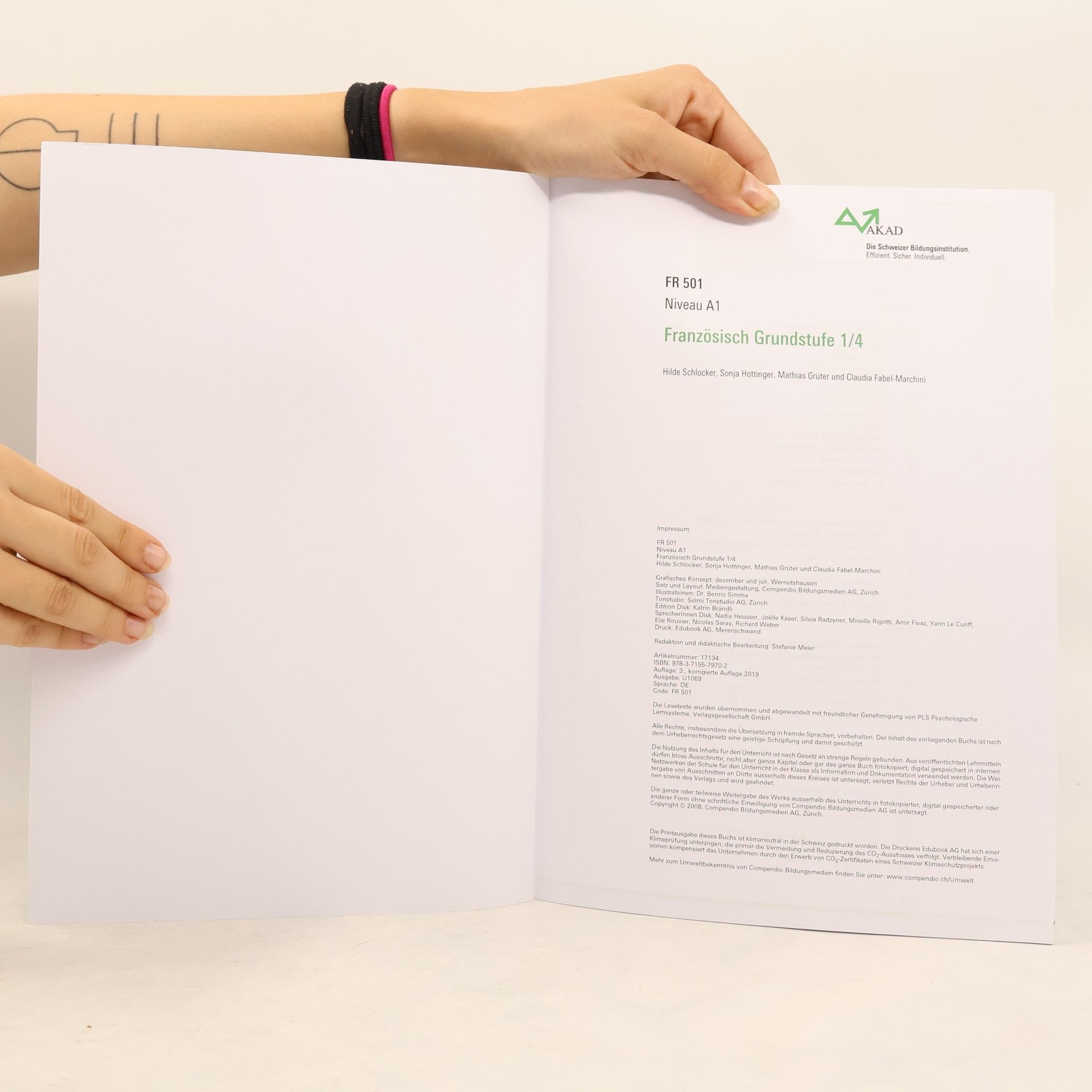 Hilde Schlocker Französisch Grundstufe 1/4