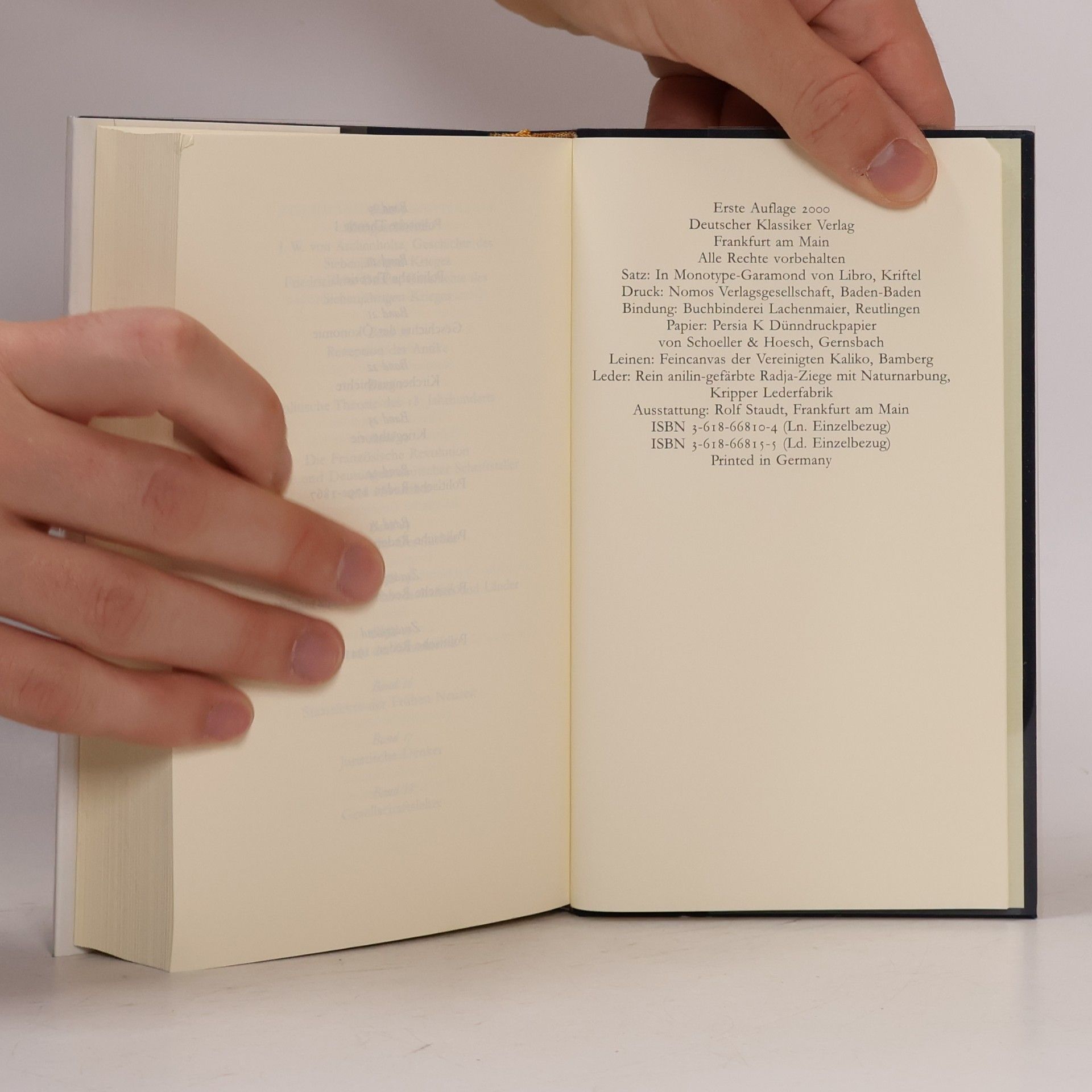 Johannes Burkhardt Bibliothek der Geschichte und Politik - 21: Geschichte der Ökonomie