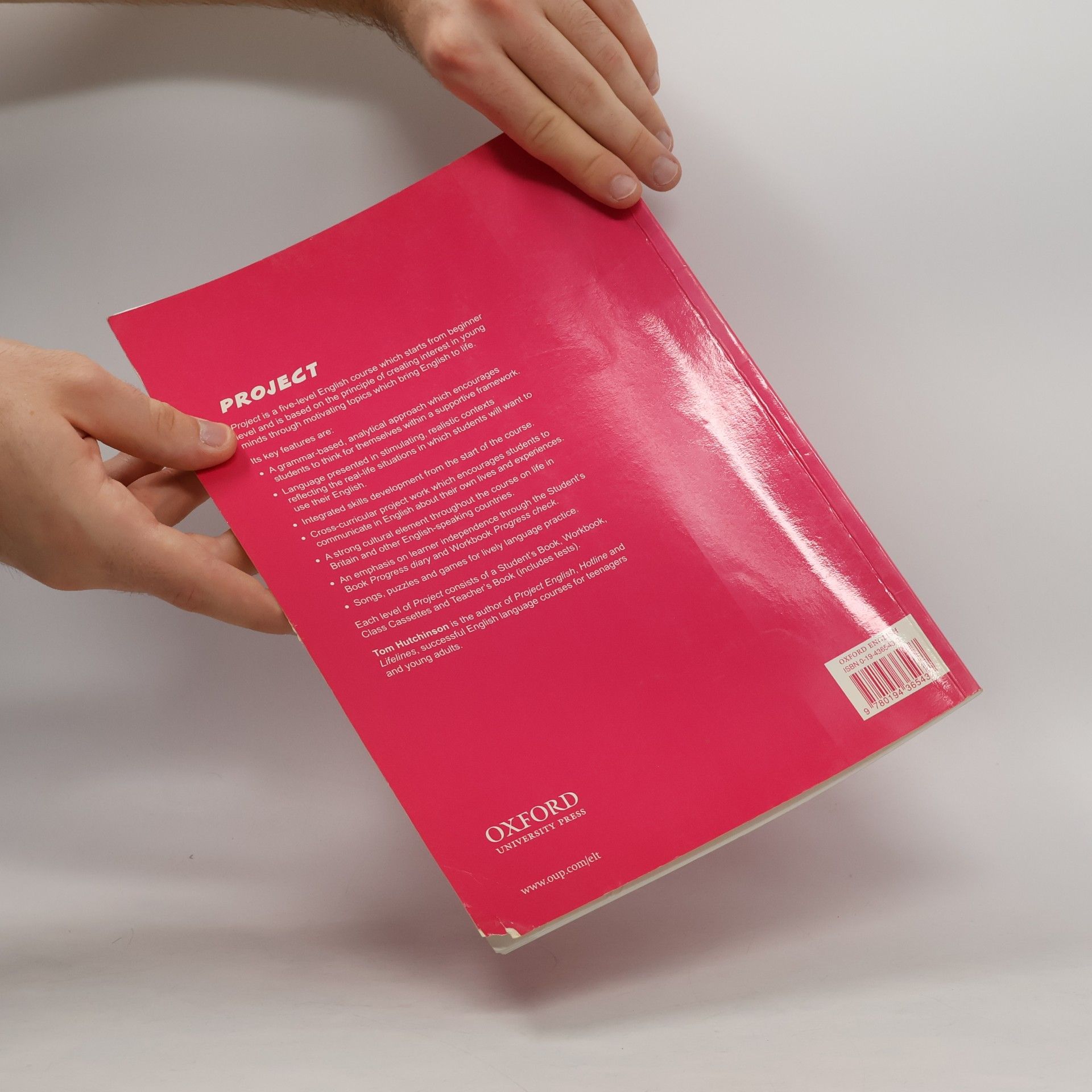Tom Hutchinson Project 4 - Teachers Book