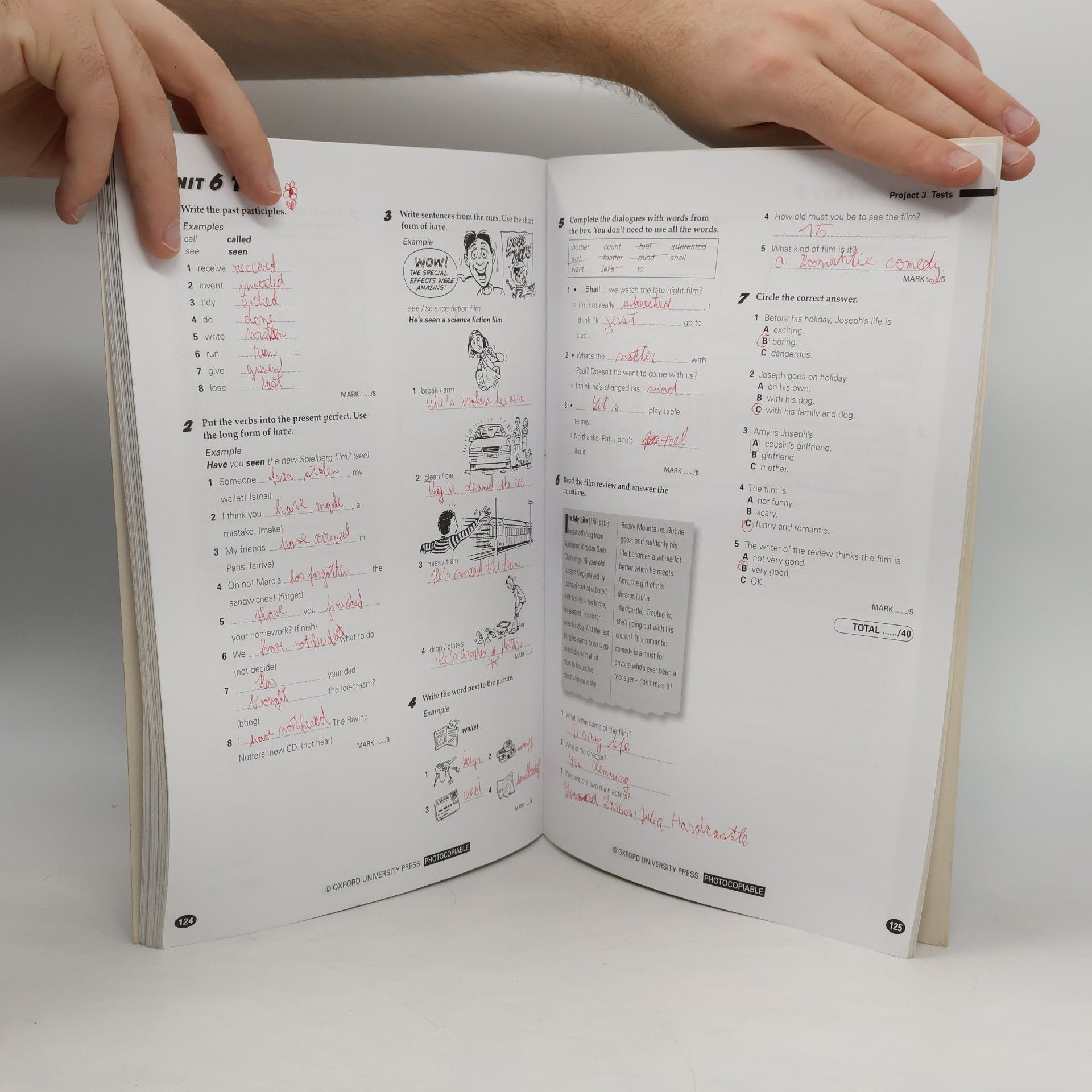 Tom Hutchinson Project 3 - Teacher´s book