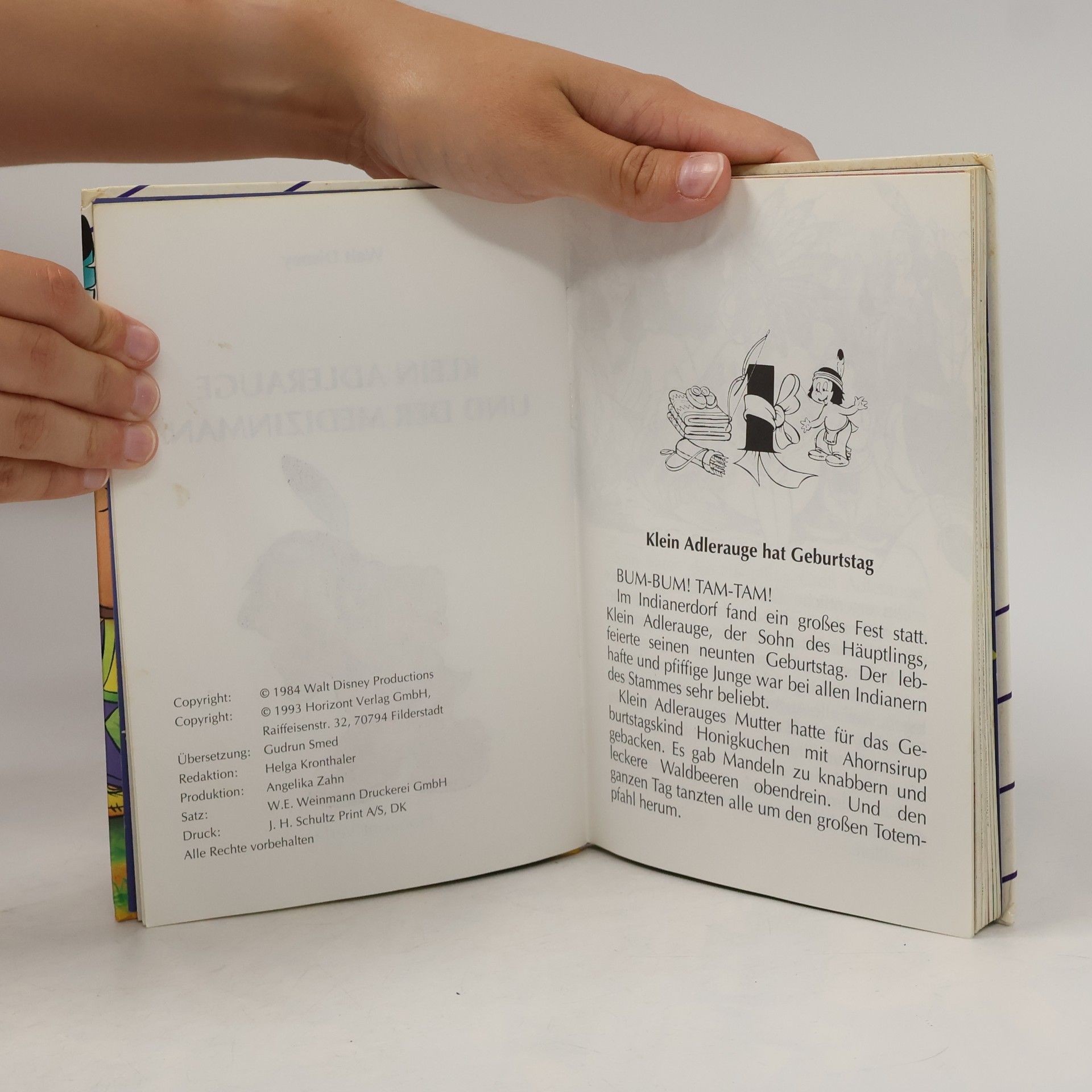 Walt Disney Klein Adlerauge und der Medizinmann