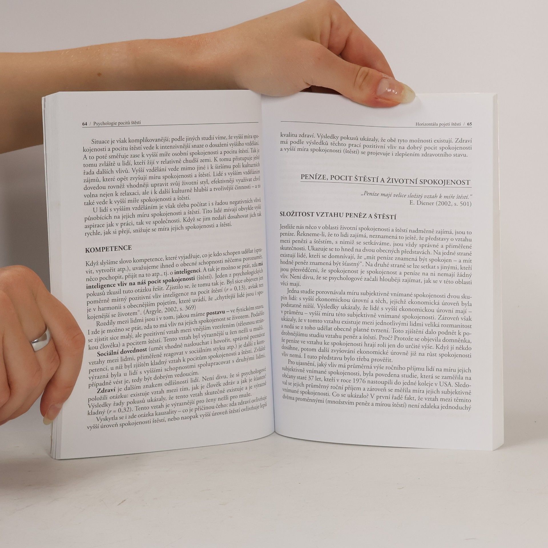 Jaro Křivohlavý Psychologie pocitů štěstí: současný stav poznání