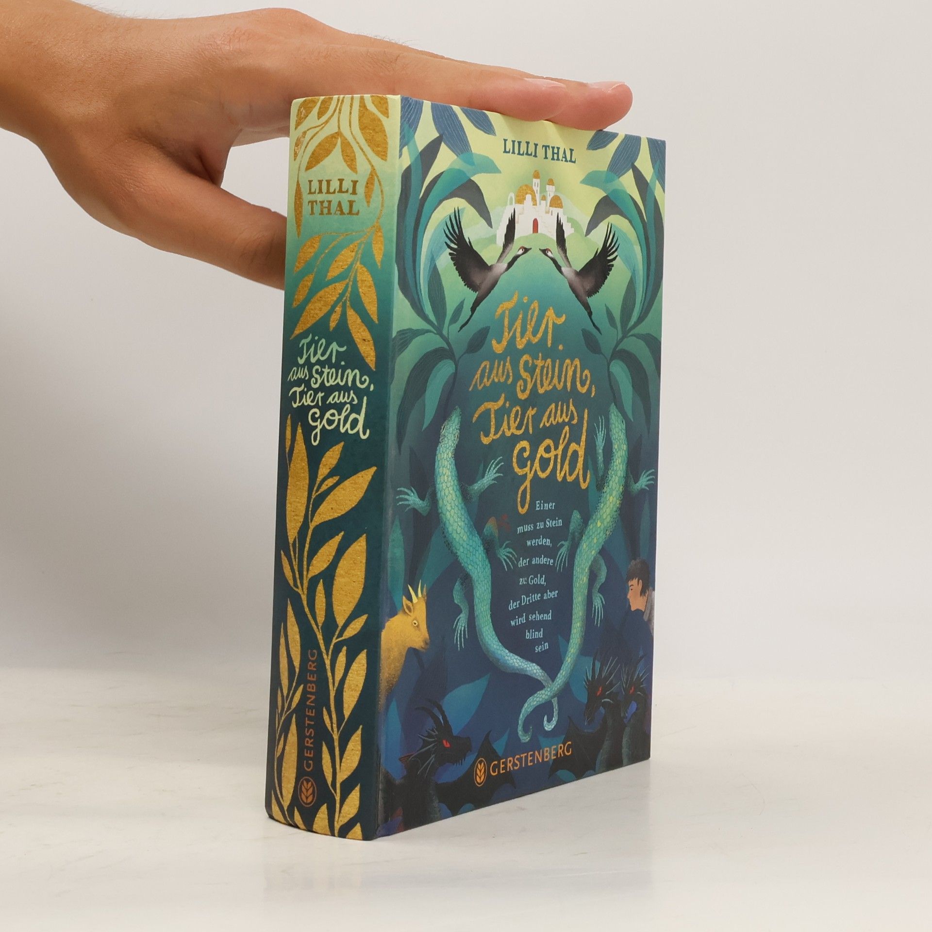 Lilli Thal Tier aus Stein, Tier aus Gold