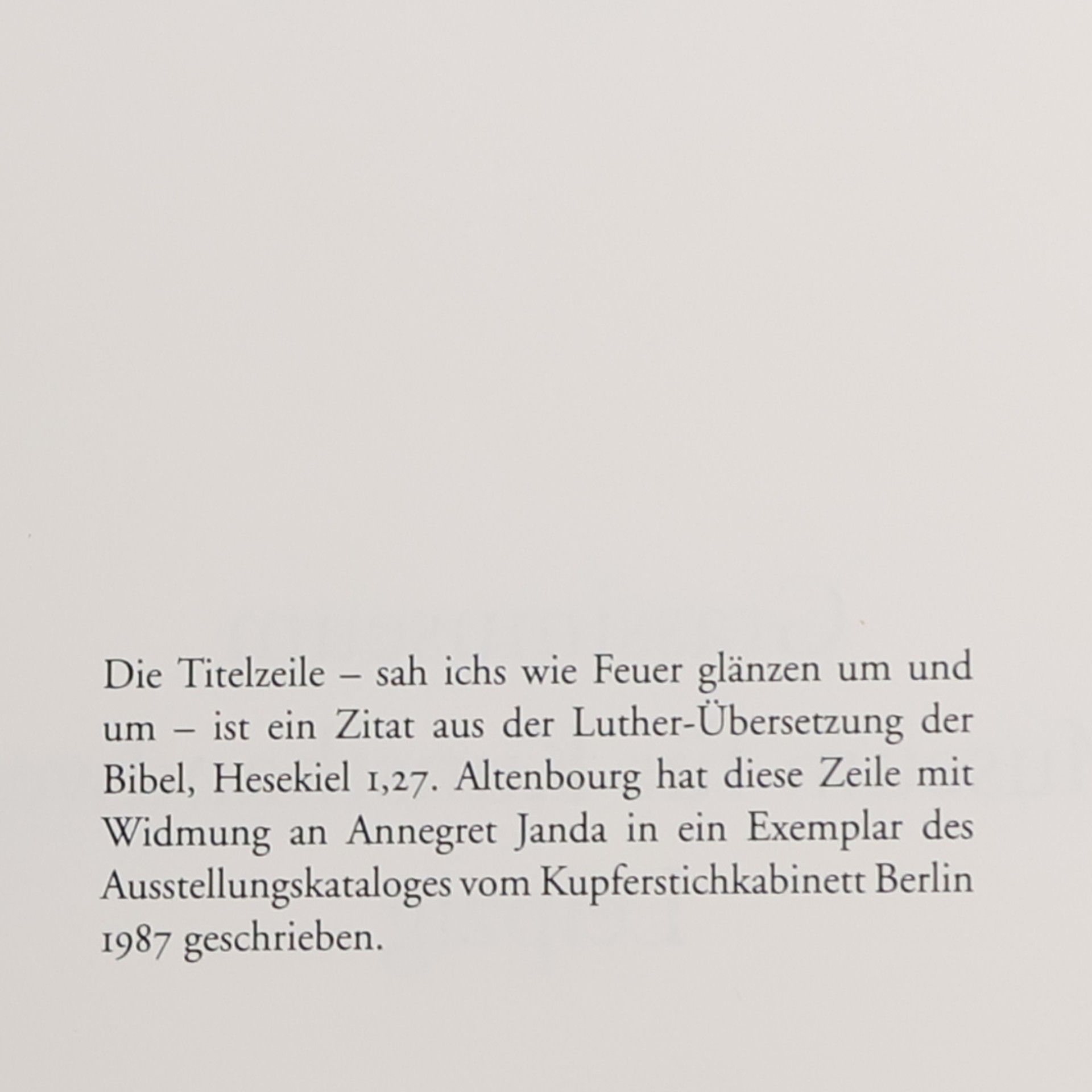 Gerhard Altenbourg Die Metalle