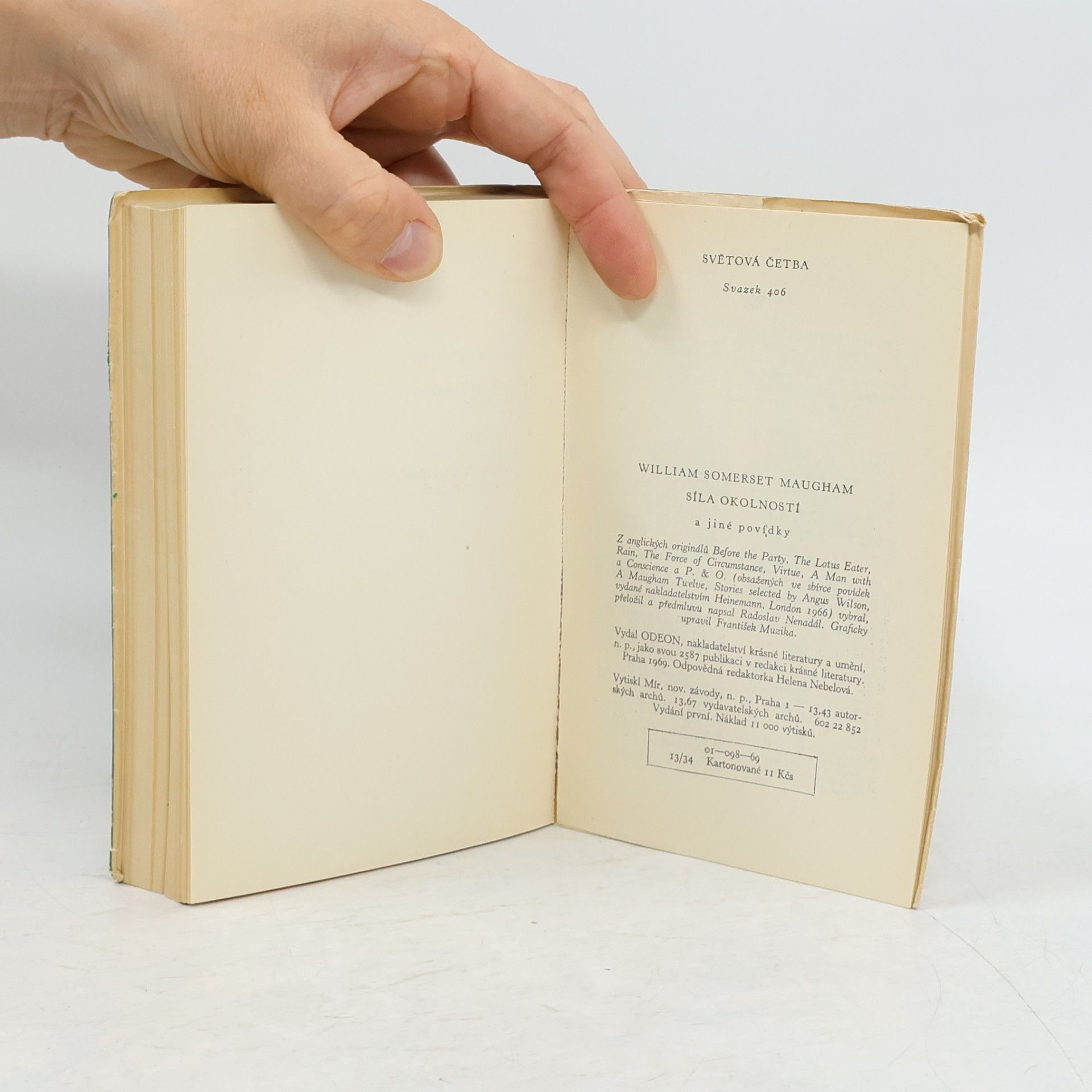 William Somerset Maugham Síla okolností a jiné povídky