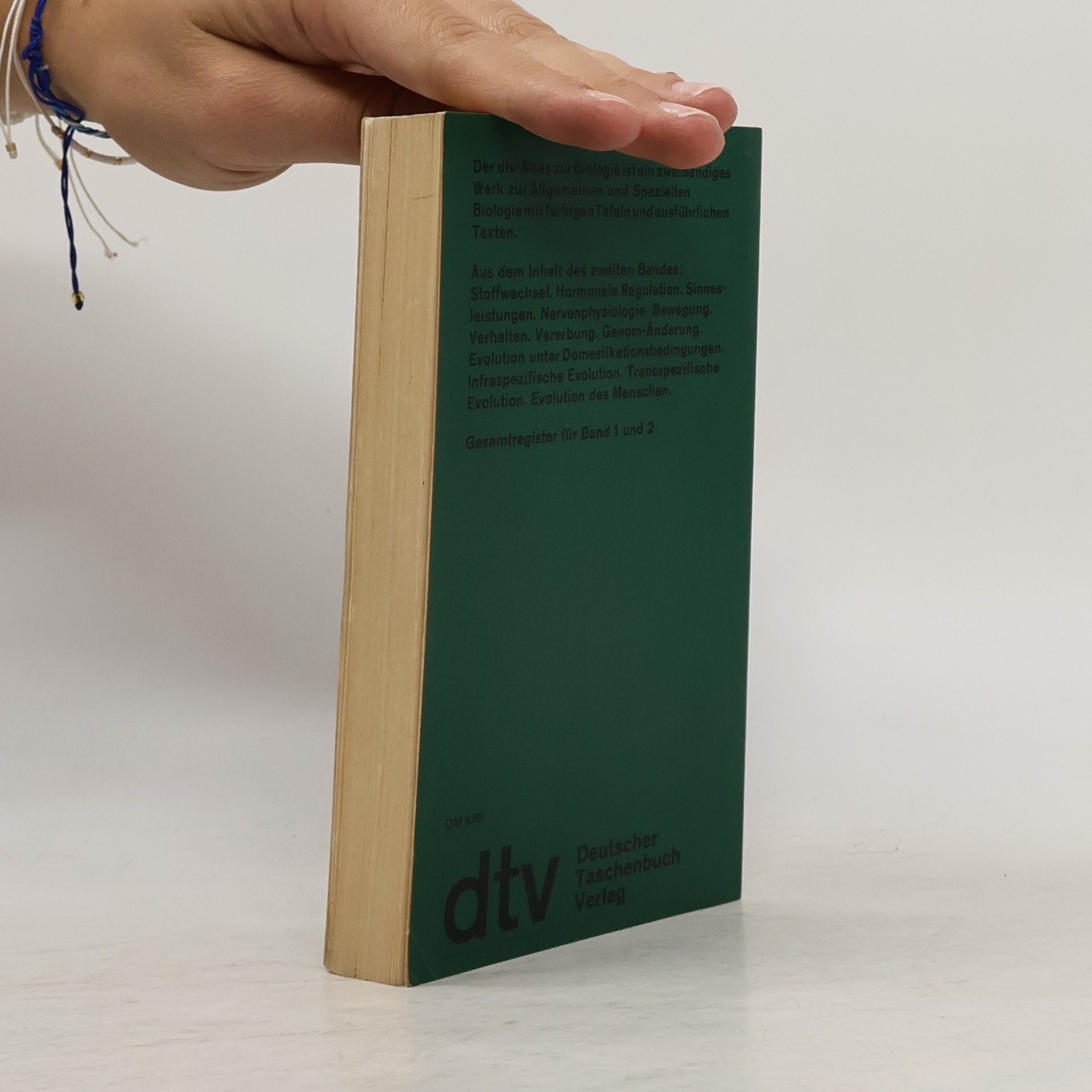 Kolektiv autorů Dtv-Atlas zur Biologie. Band 2