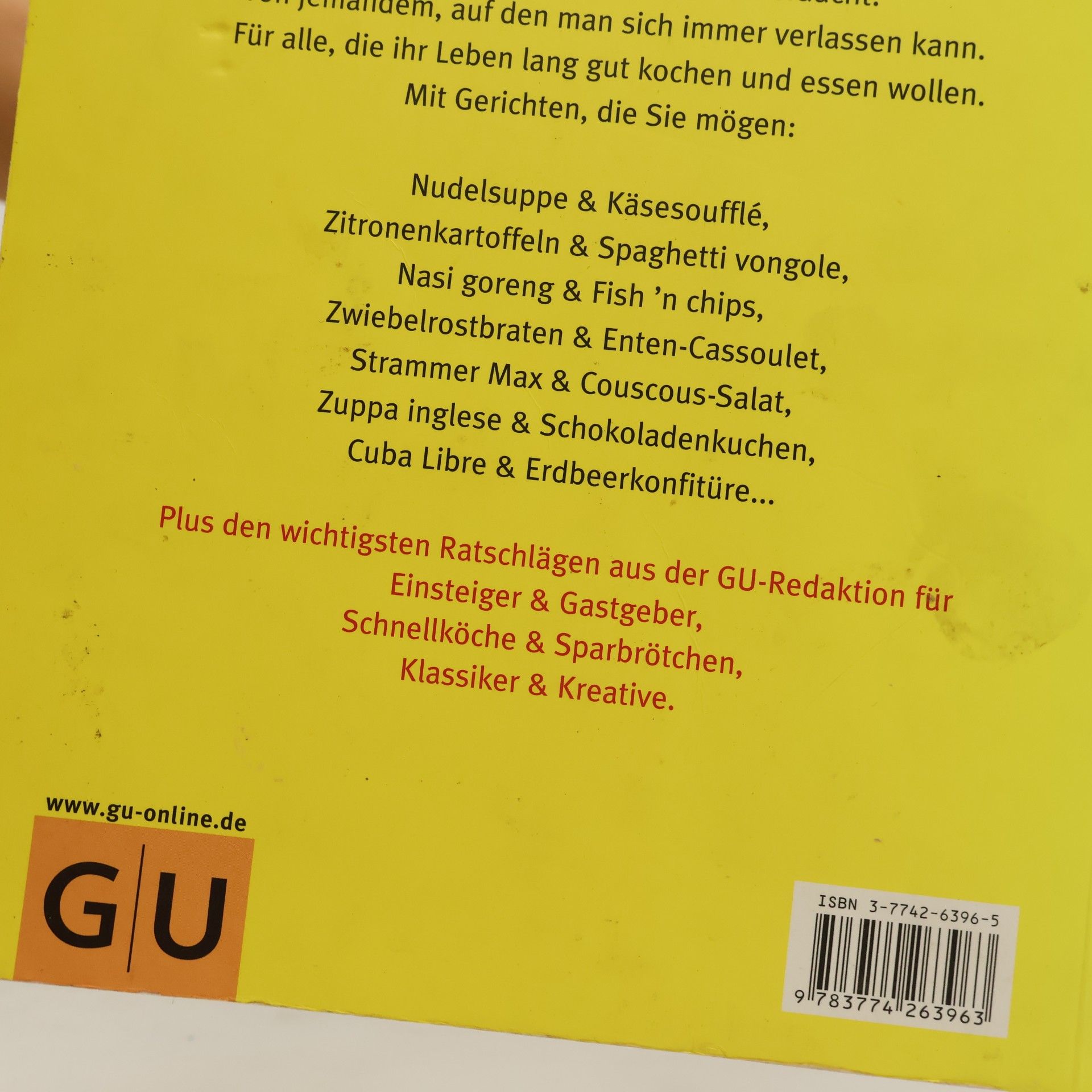 Collectif d'auteurs Kochen! Das Gelbe von GU