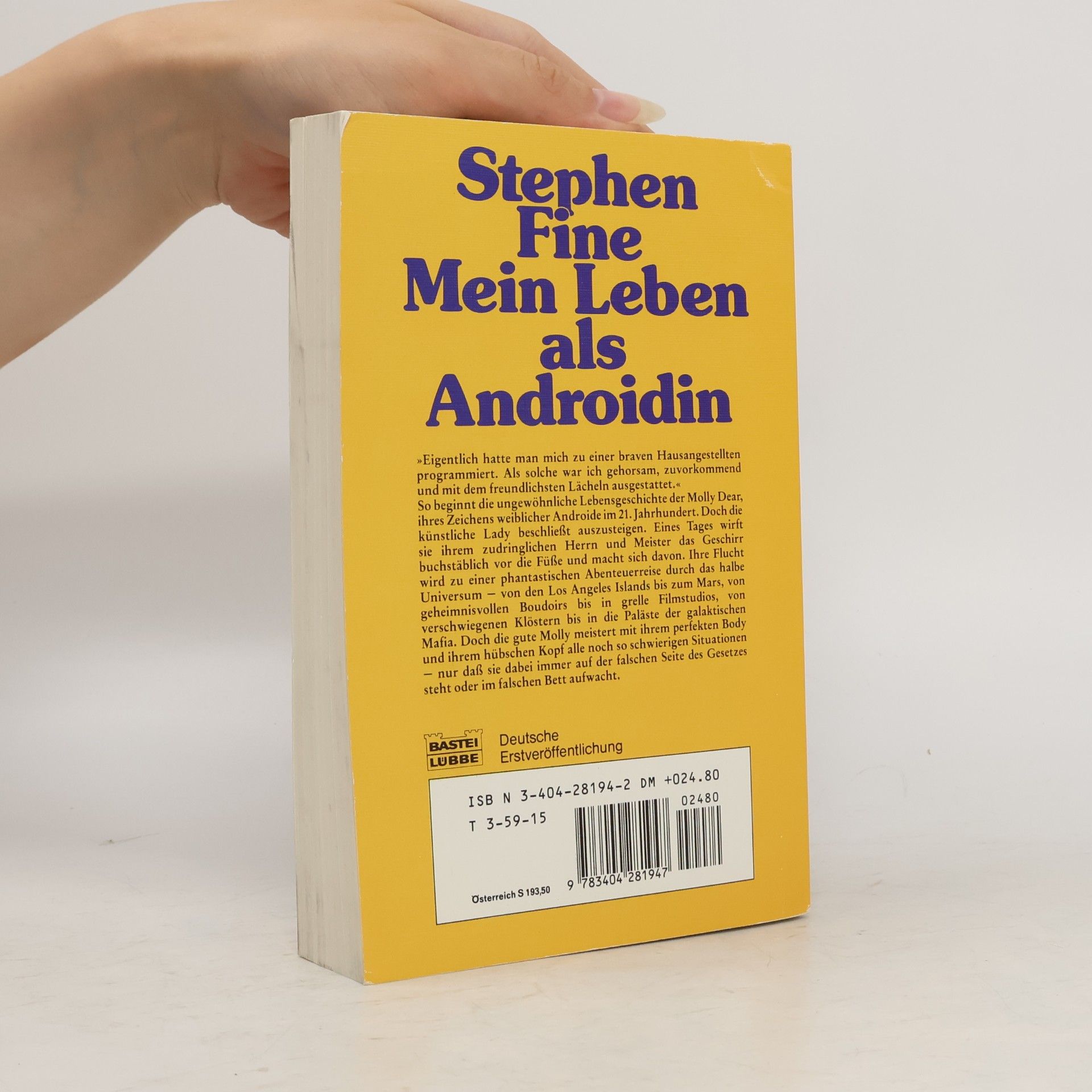 Stephen Fine Molly Dear - Mein Leben als Androidin