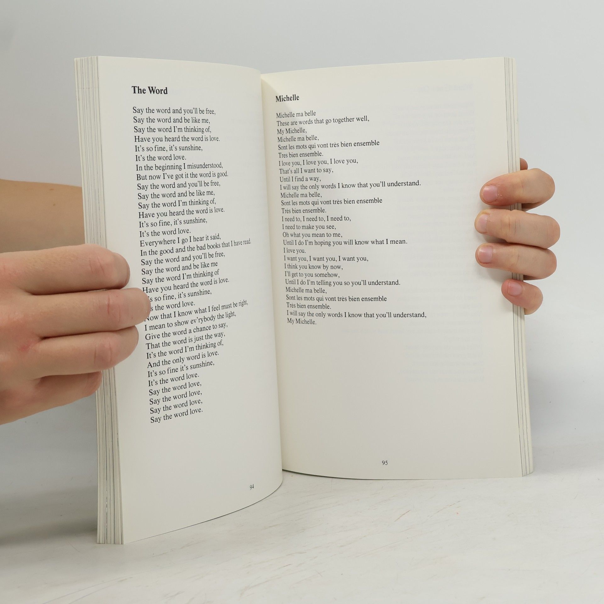 Beatles The complete Beatles lyrics