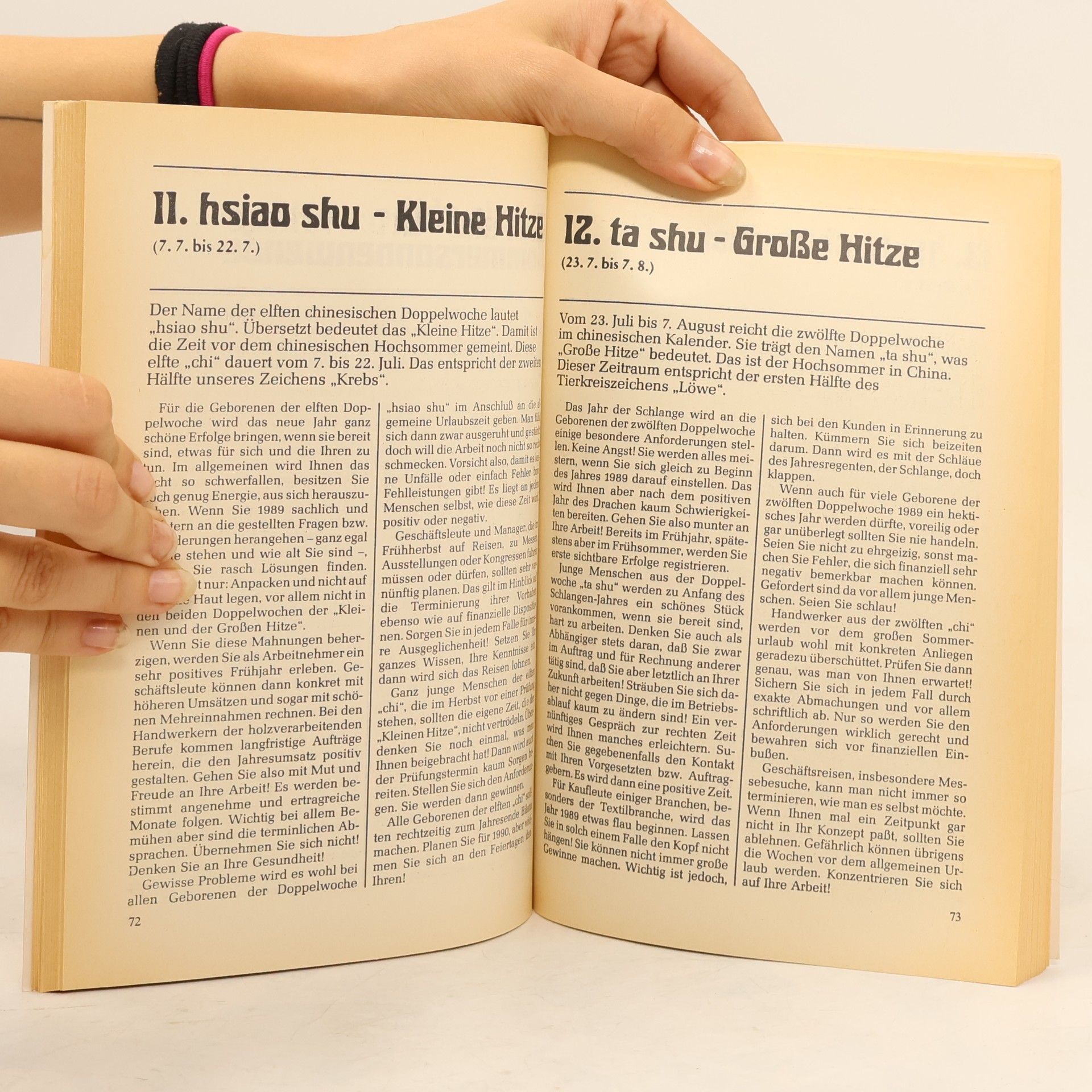 Various authors Das Grosse Chinesische Horoskop 1989