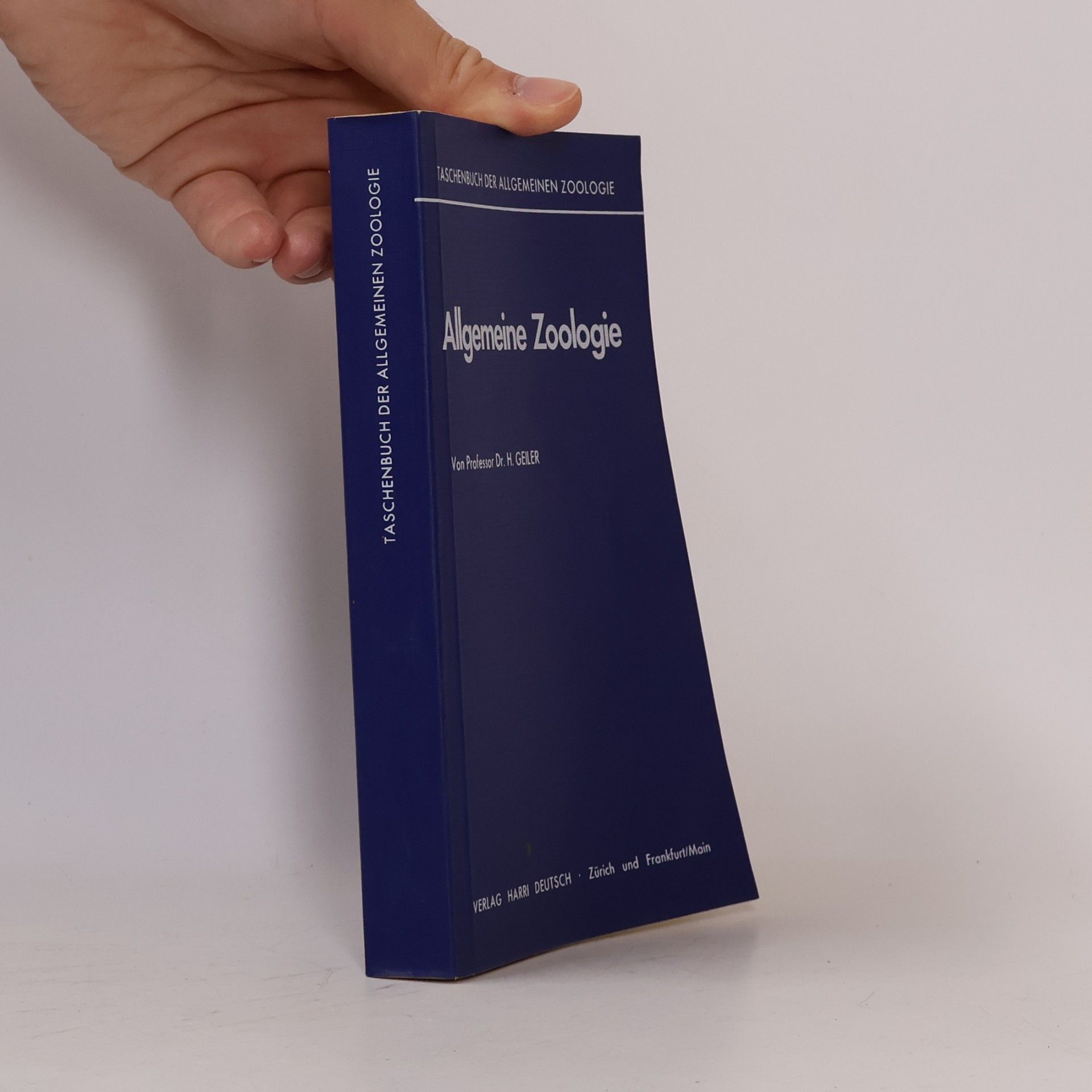 Taschenbuch der allgemeinen Zoologie
