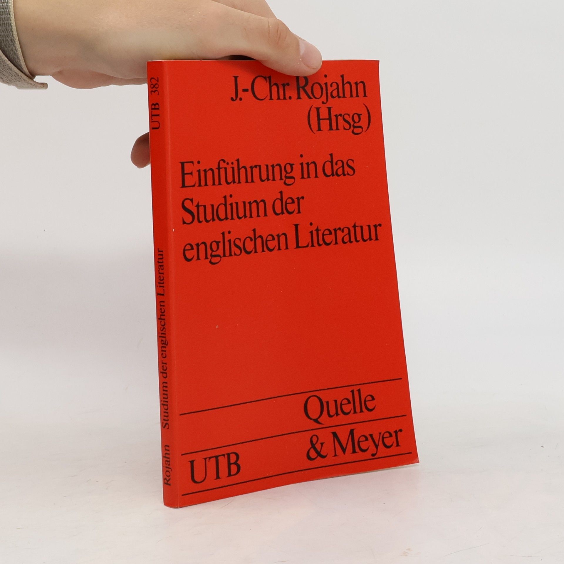 J.-Chr. Rojahn Einführung in das Studium der englischen Literatur