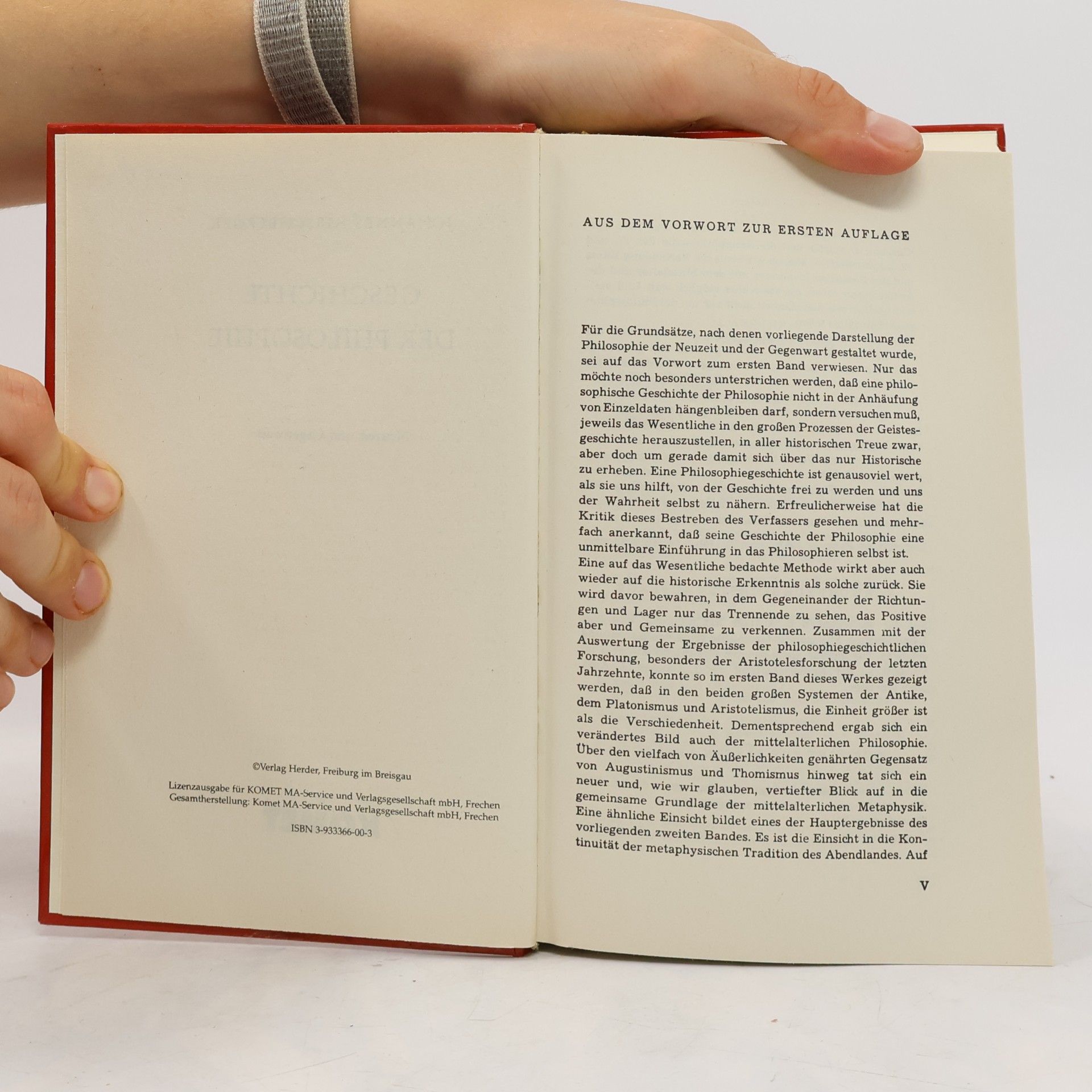Johannes Hirschberger Geschichte der Philosophie I-II