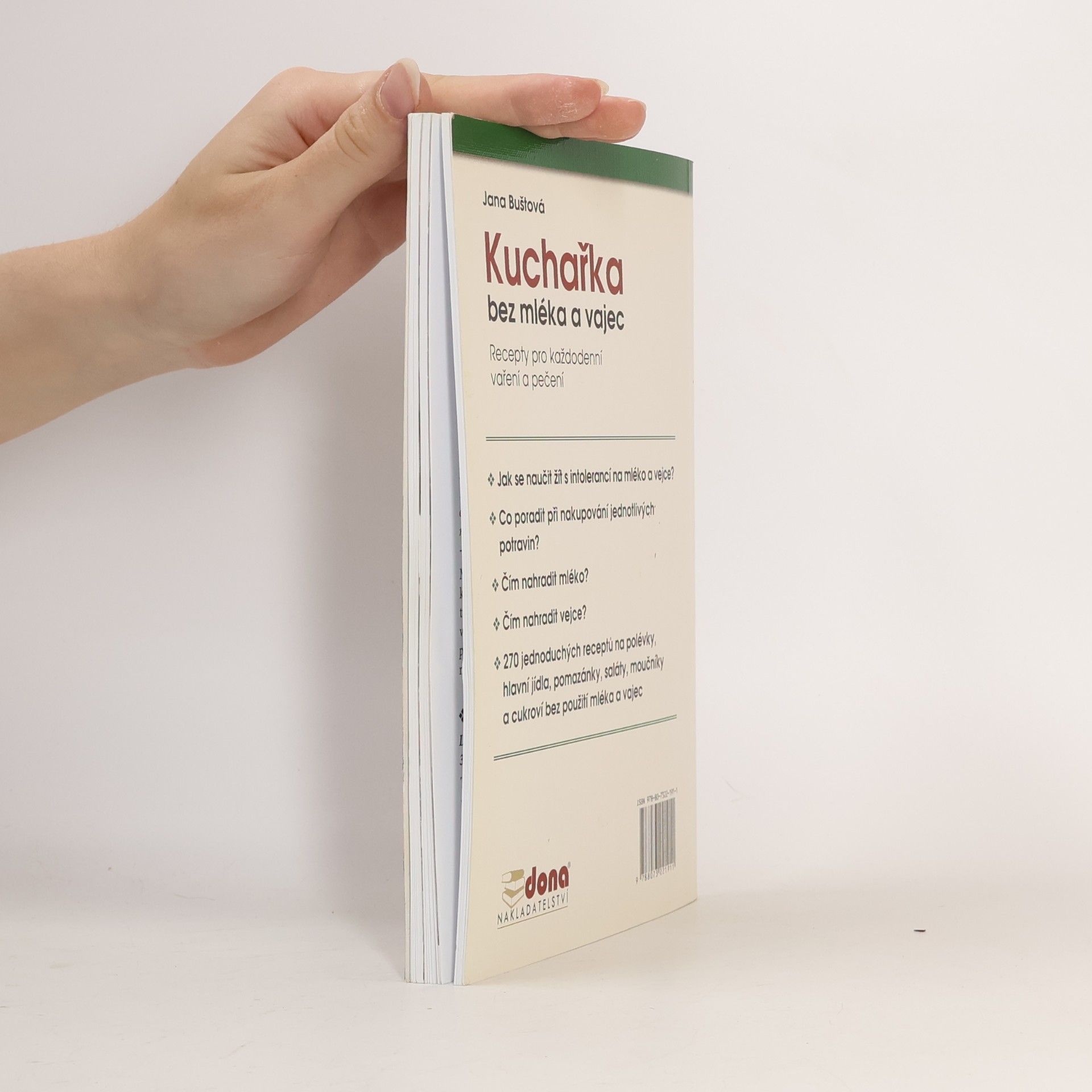 Jana Buštová Kuchařka bez mléka a vajec