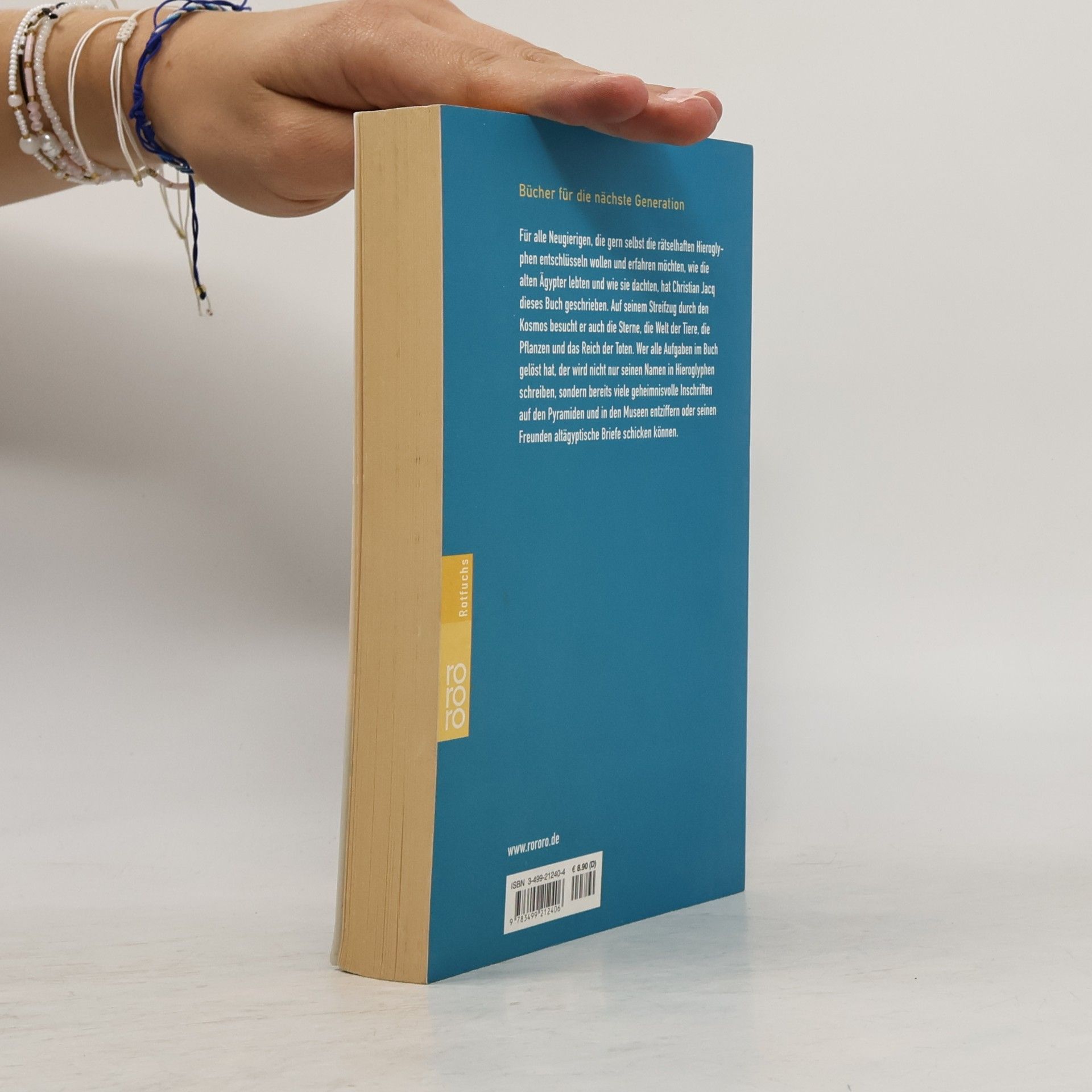 Christian Jacq Sag's mit Hieroglyphen