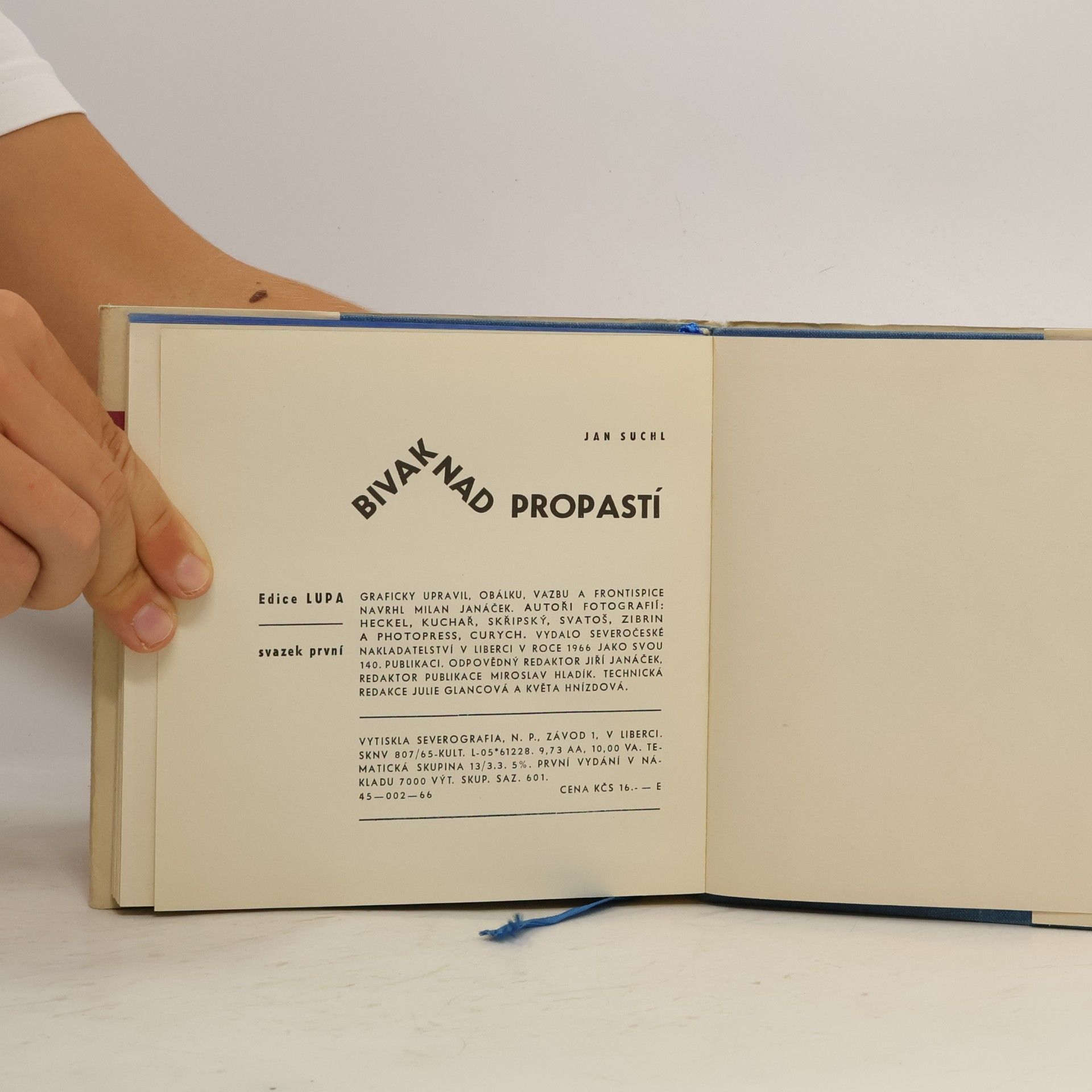 Jan Suchl Bivak nad propastí