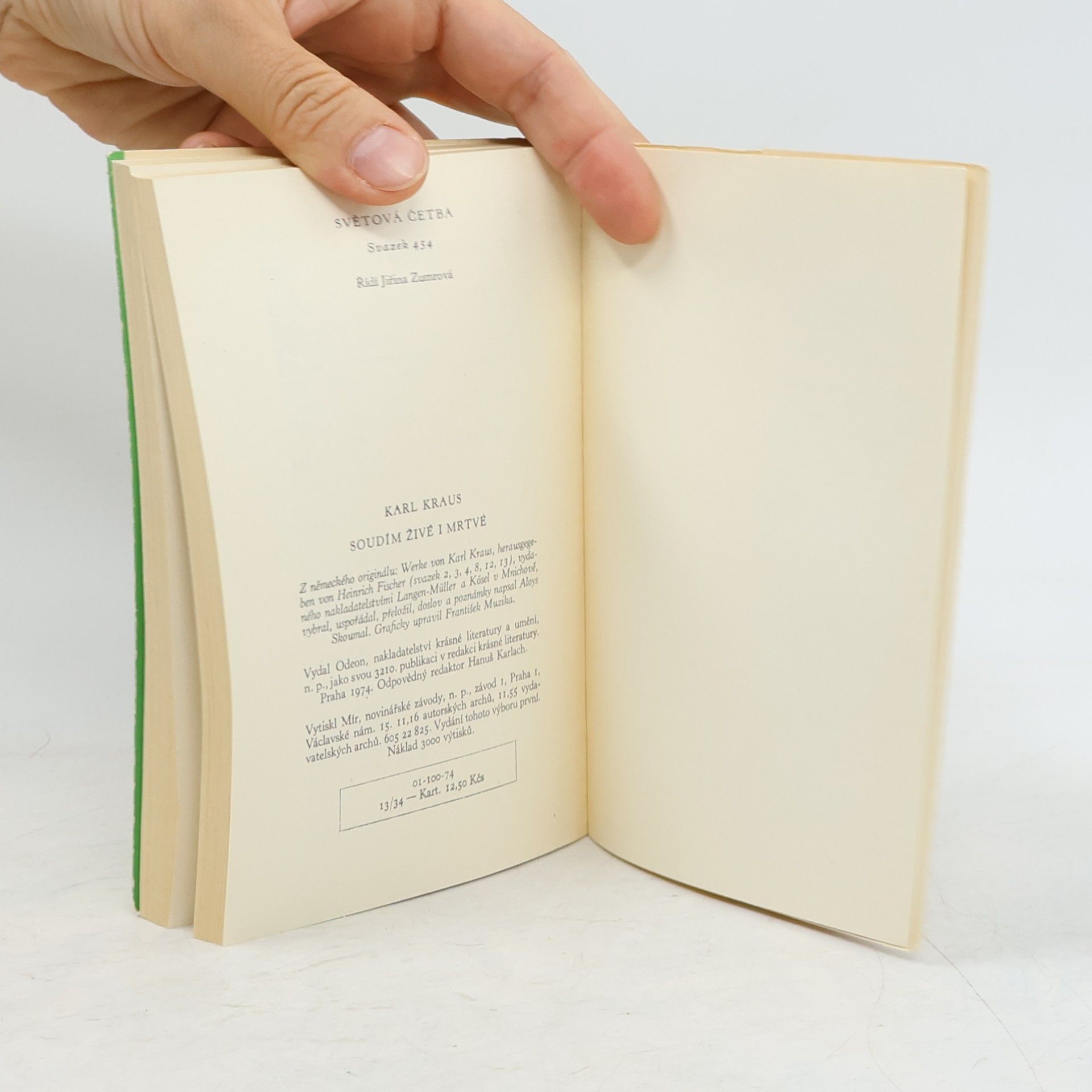 Karel Kraus Soudím živé i mrtvé