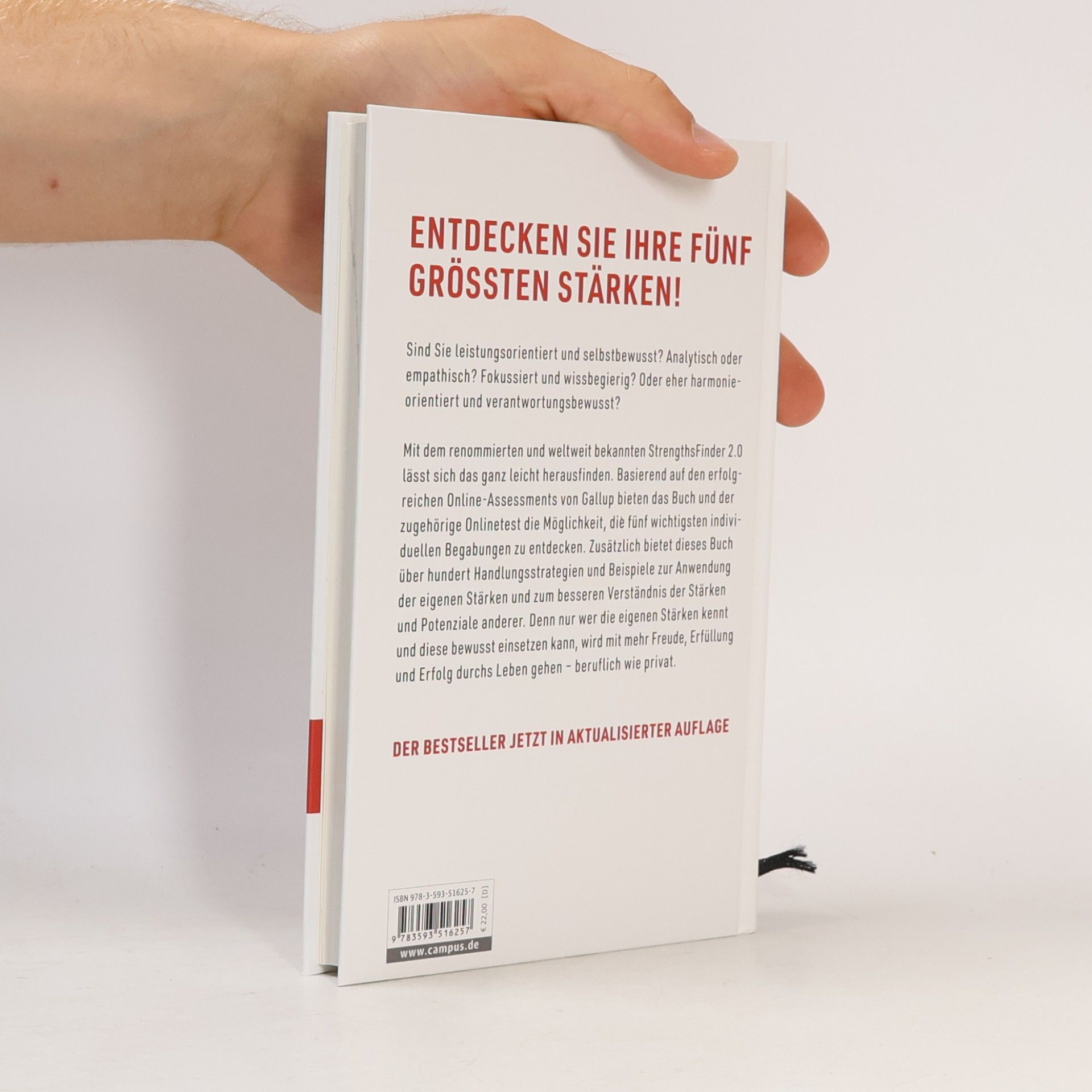 Gallup Entwickle deine Stärken. Der Strengthsfinder 2.0 – Mit persönlichem Zugangscode zum CliftonStrengths© Assessment