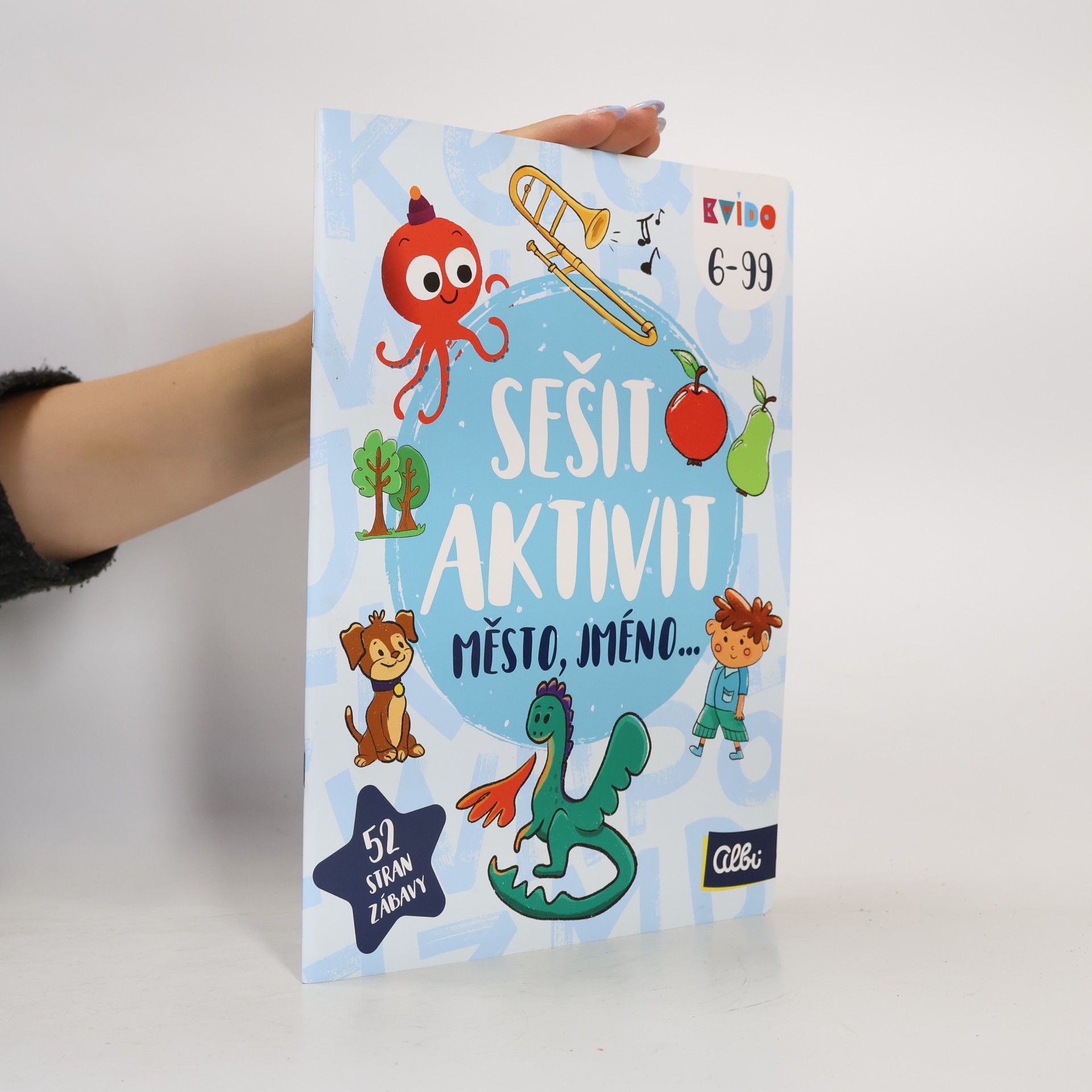 Sešit aktivit město, jméno