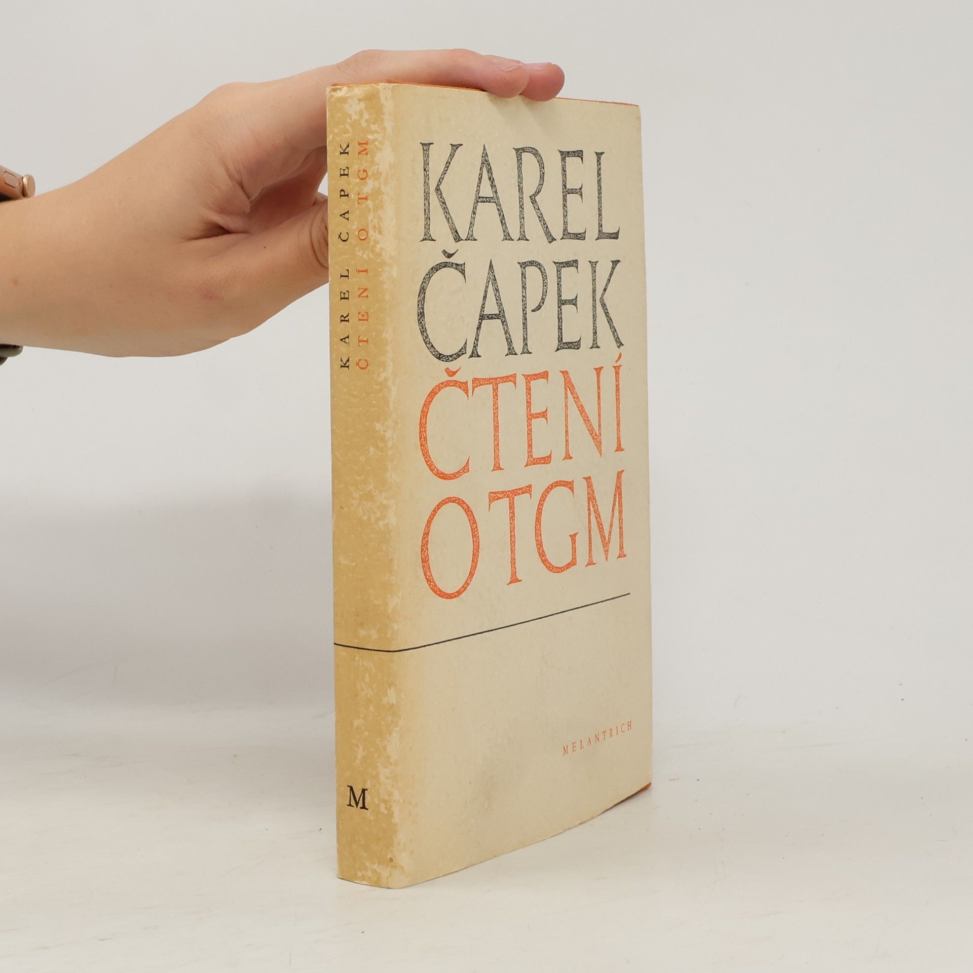 Karel Čapek Čtení o T. G. Masarykovi