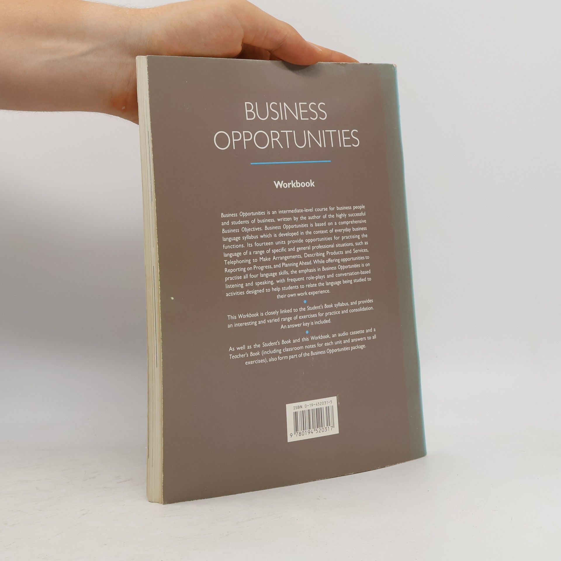 Vicki Hollett Business opportunities. Workbook