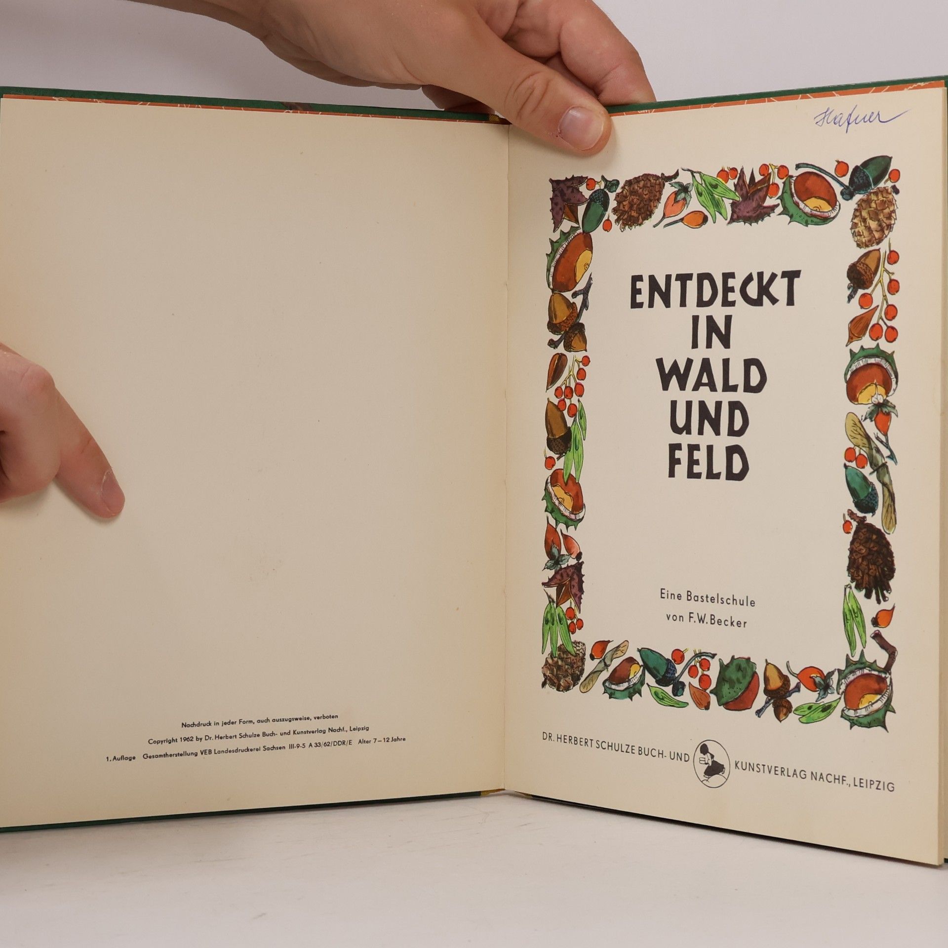 Friedrich Wilhelm Becker Entdeckt im Wald und Feld