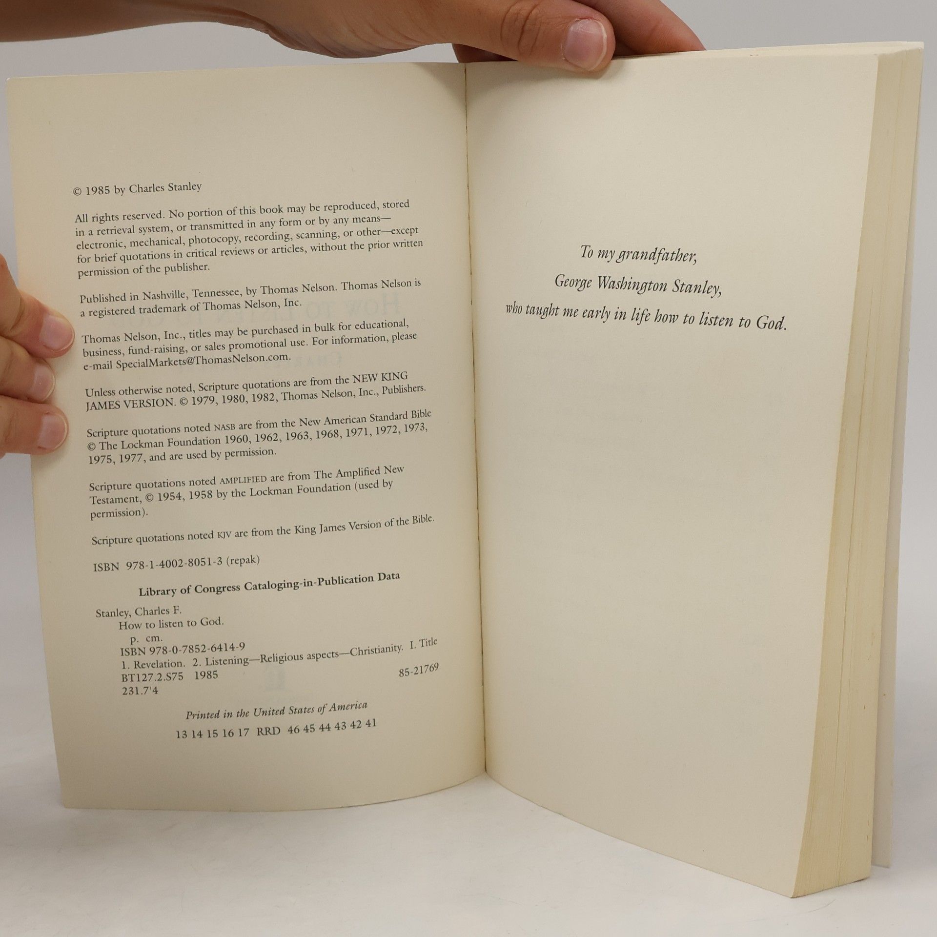 Charles F. Stanley How to Listen to God