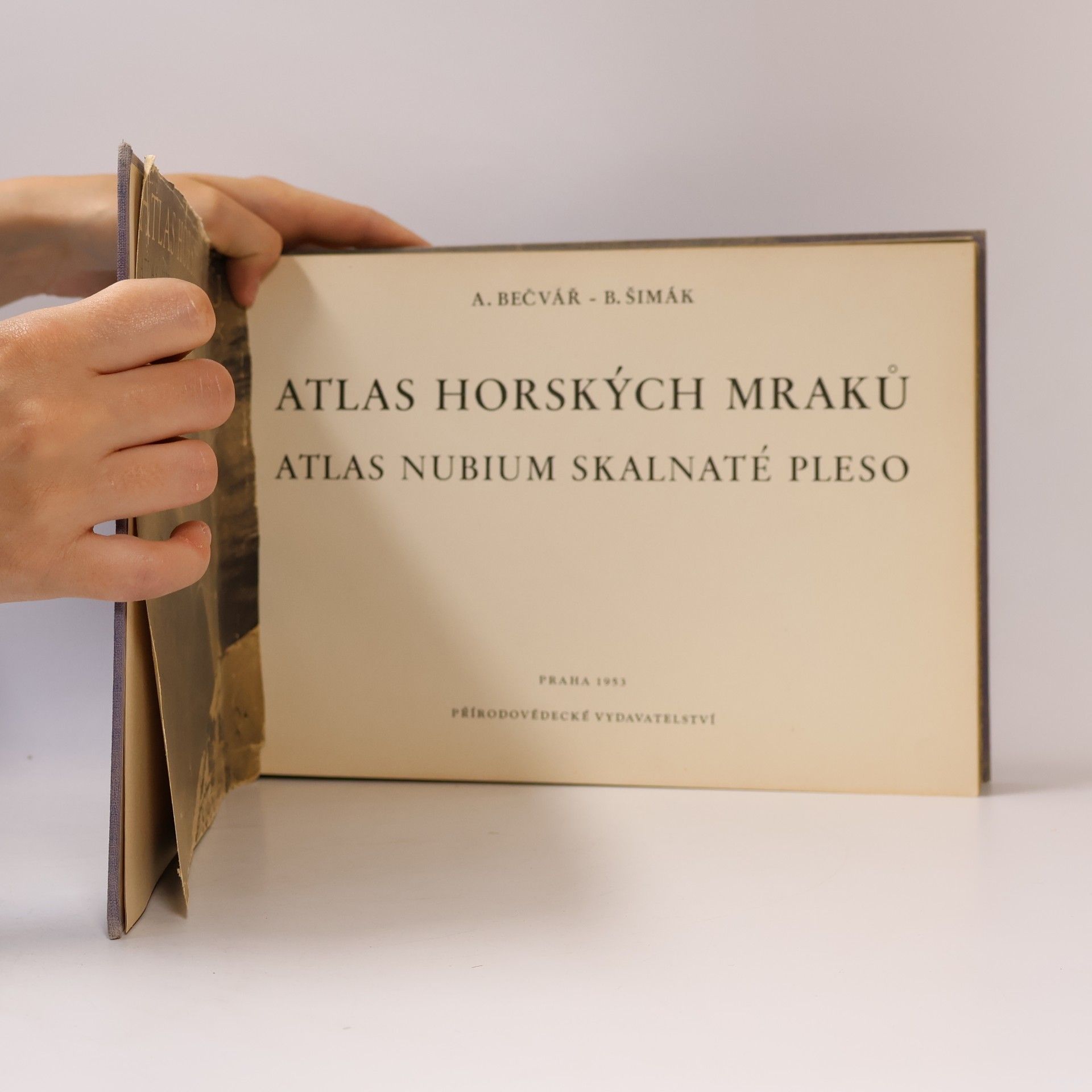 Antonín Bečvář Atlas horských mraků. Atlas nubium Skalnaté pleso