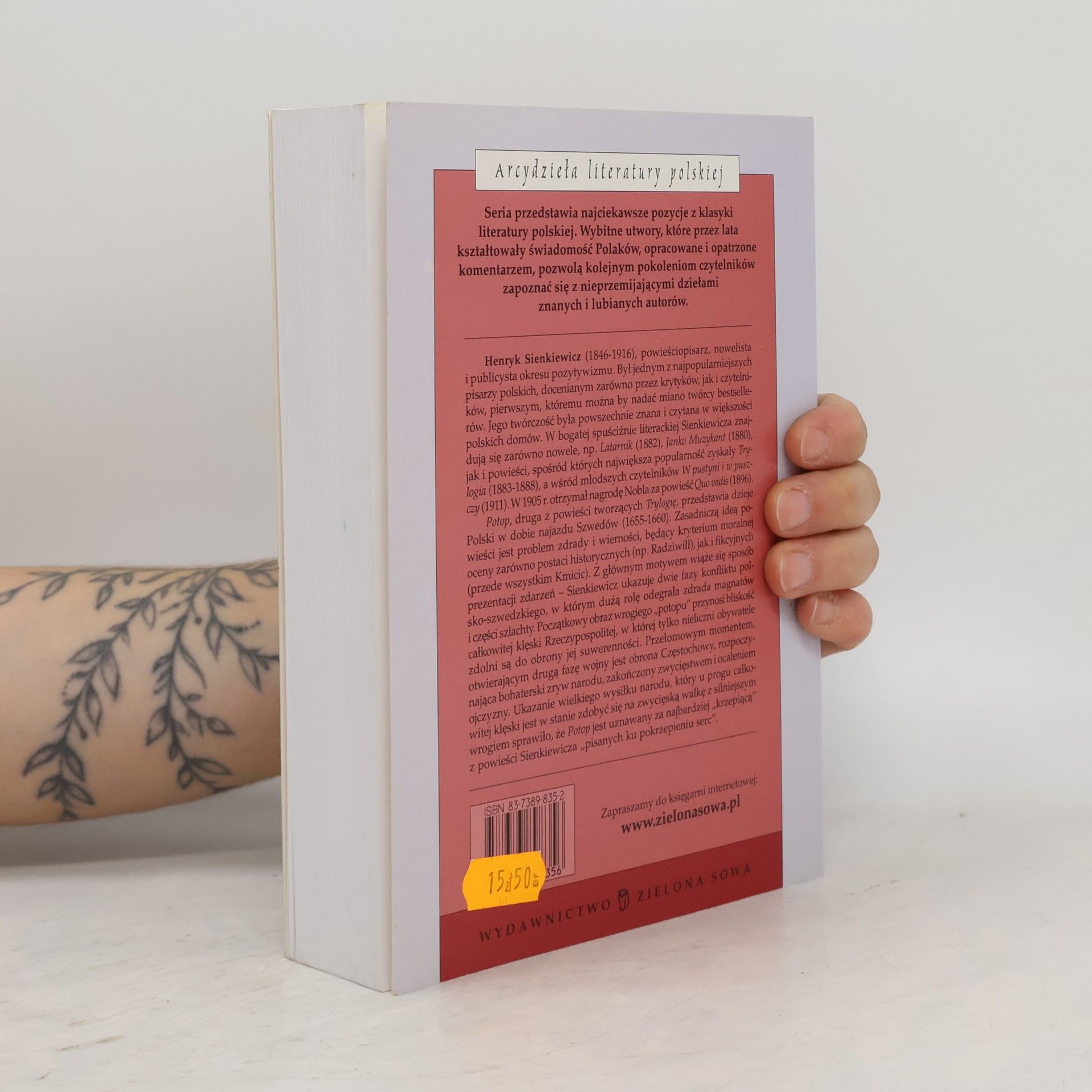 Henryk Sienkiewicz Arcydzieła literatury polskiej: Potop