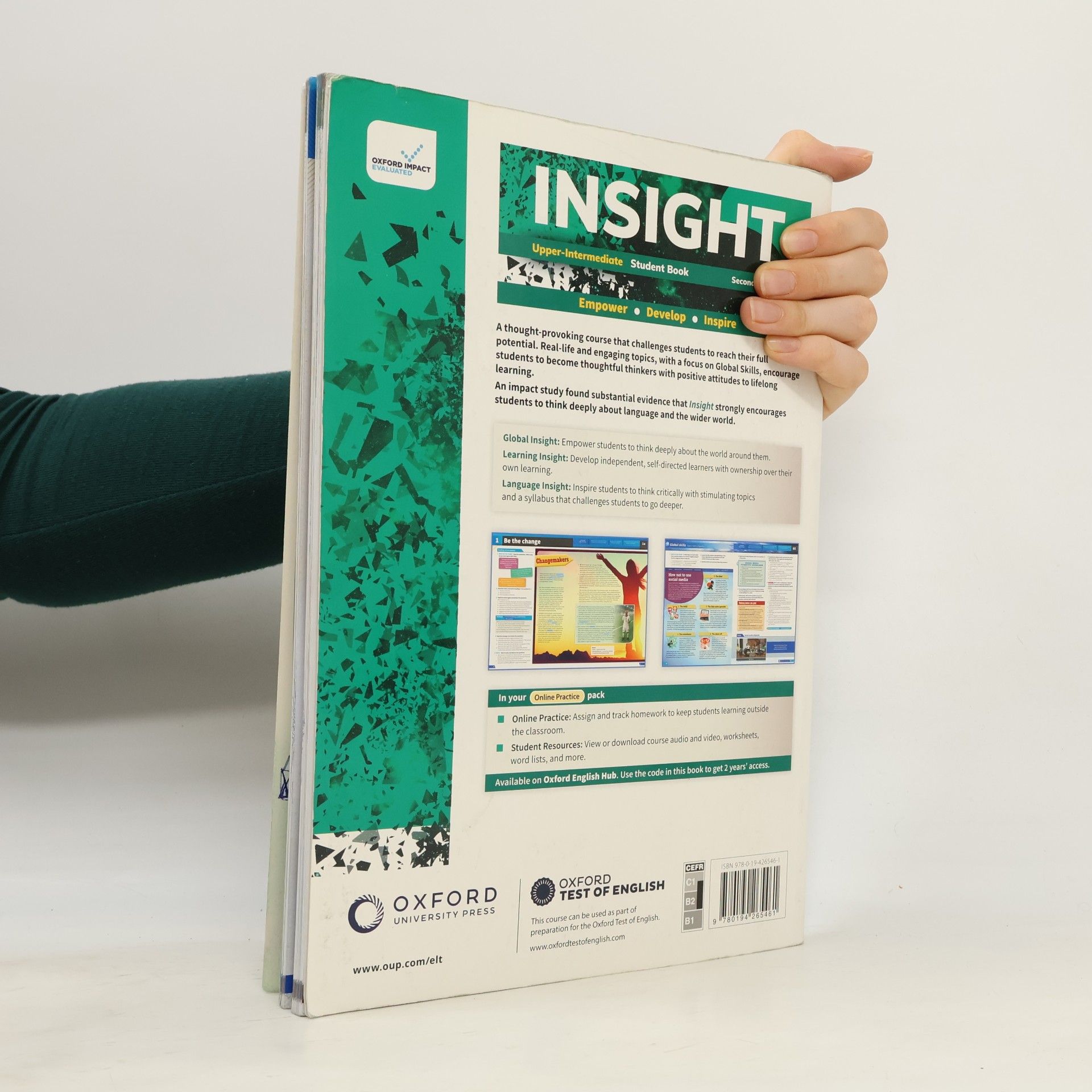 Wildman Jayne Insight Upper-Intermediate Student´s Book with Online Practice Pack, 2 nd
