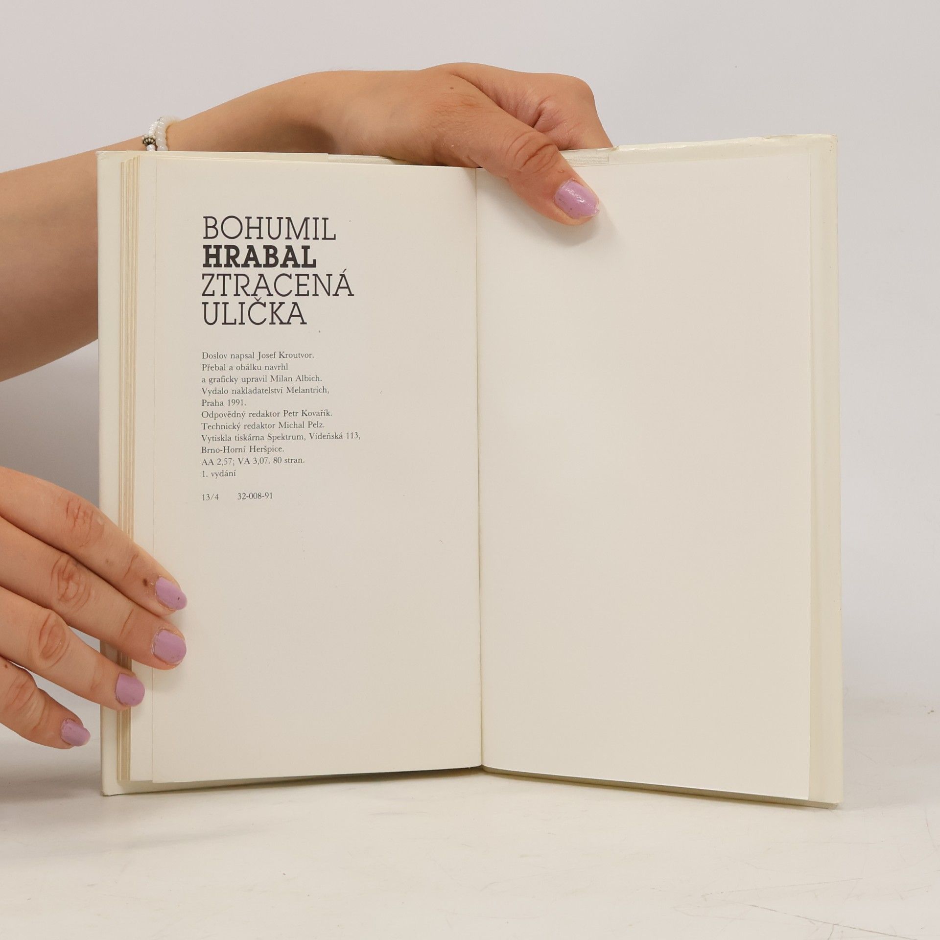Bohumil Hrabal Ztracená ulička