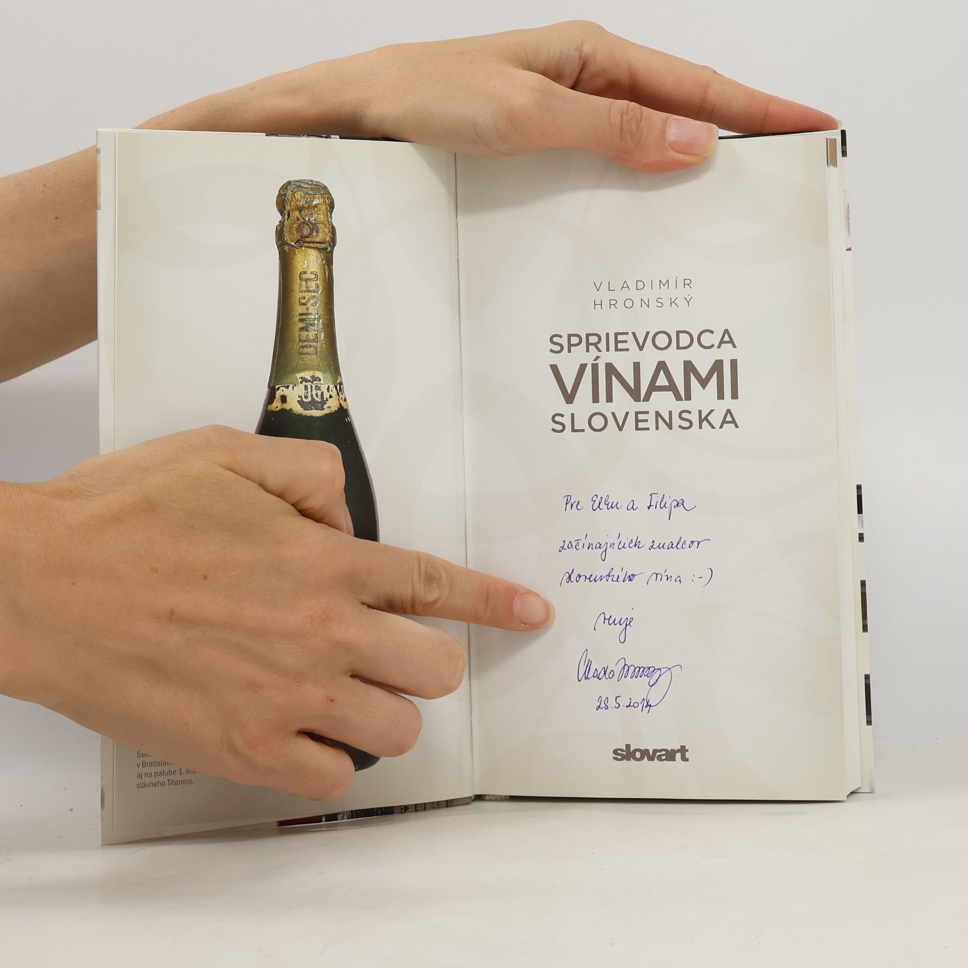 Vladimír Hronský Sprievodca vínami Slovenska