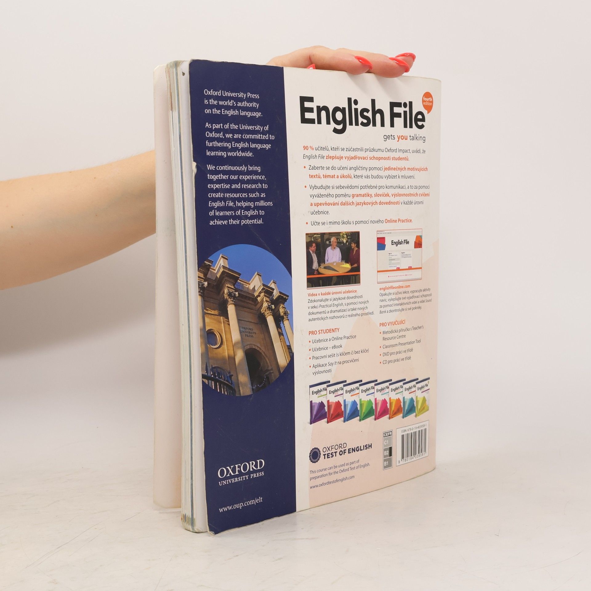 Kate Chomacki English file : upper-intermediate. Student's book : s anglicko-českým slovníčkem