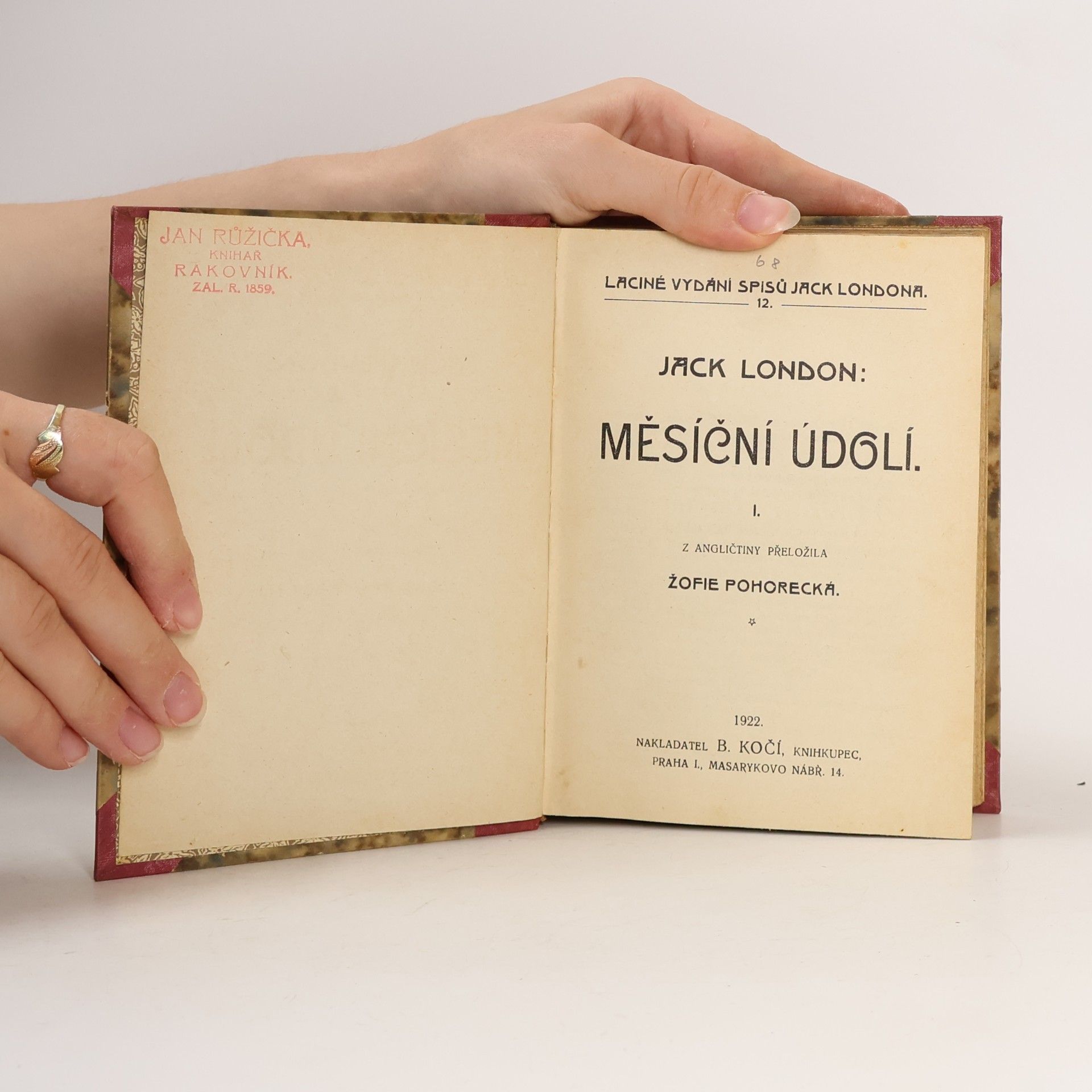 Jack London Měsíční údolí I.