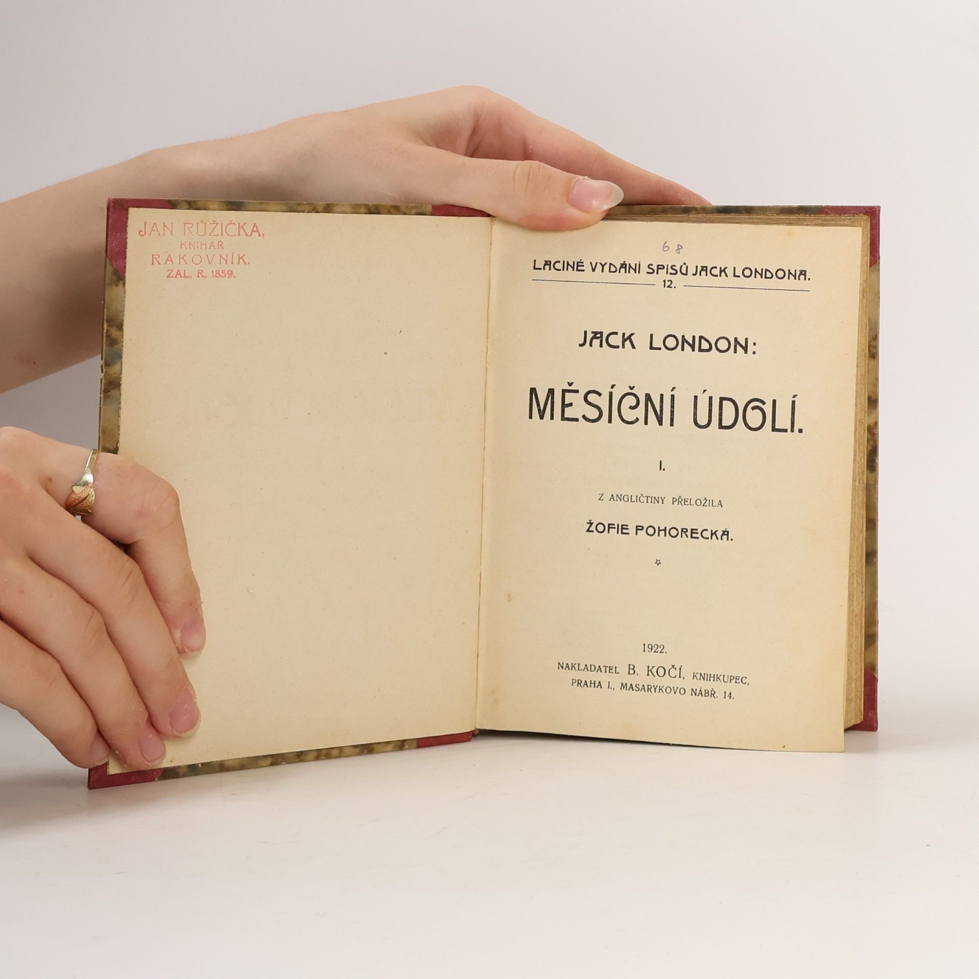 Jack London Měsíční údolí I.