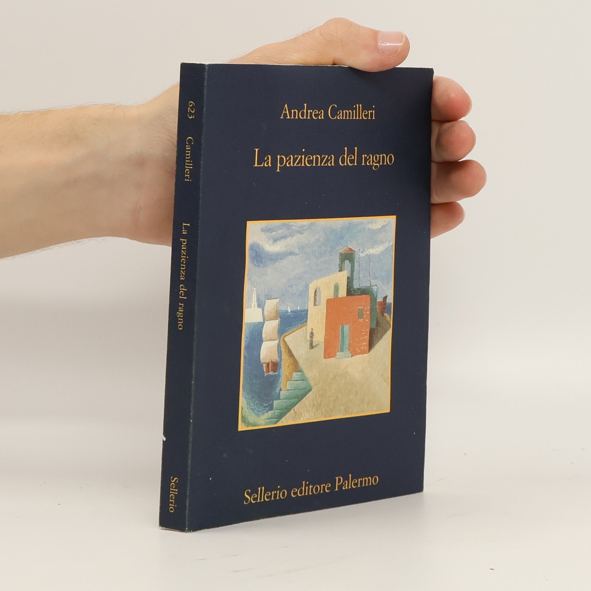 Andrea Camilleri La pazienza del ragno. Die Passion des stillen Rächers, italienische Ausgabe