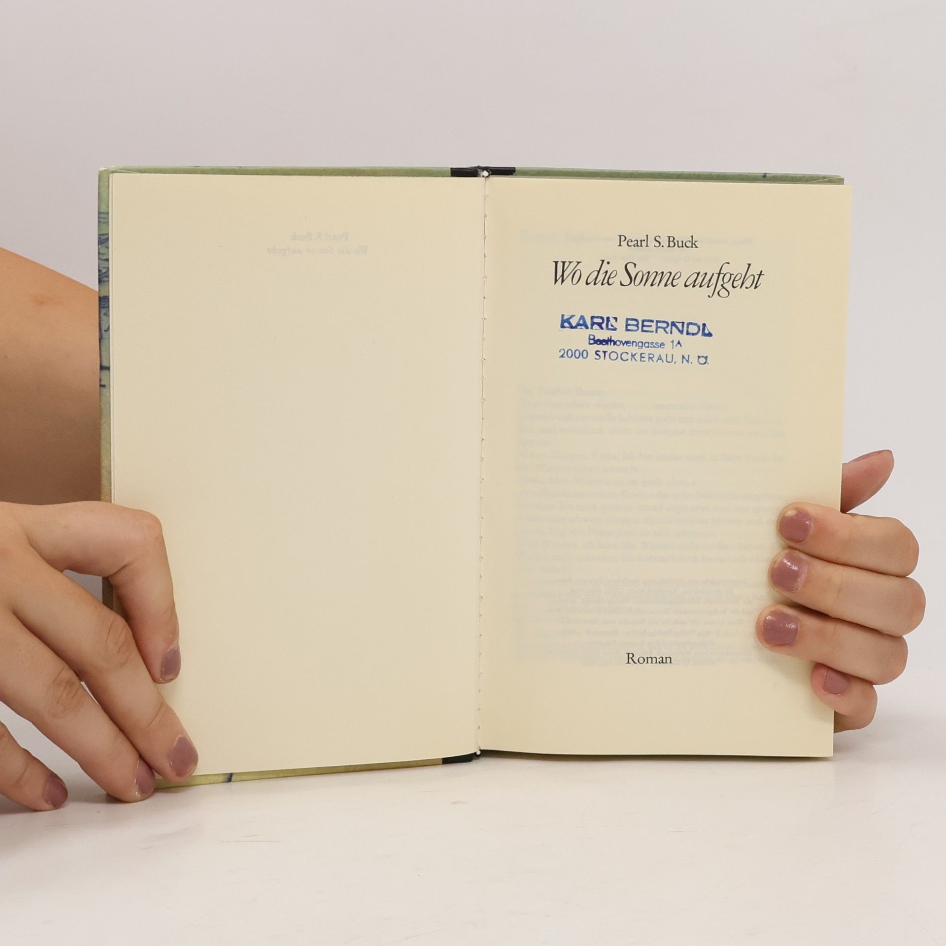 Pearl S. Buck Wo die Sonne aufgeht