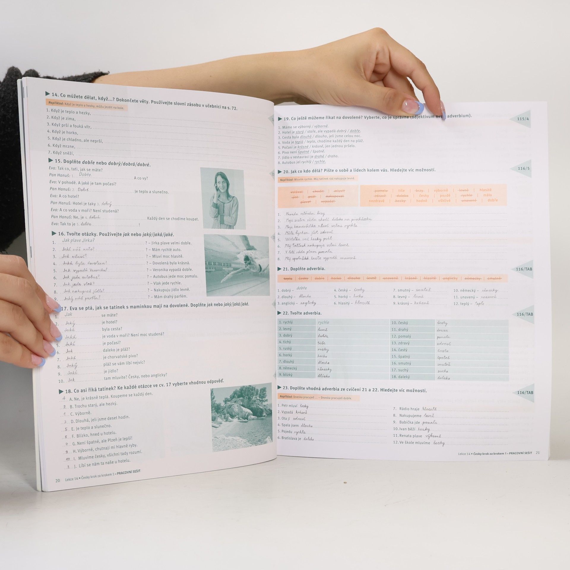 Lída Holá Česky krok za krokem 1. A1-A2. Pracovní sešit 13–24