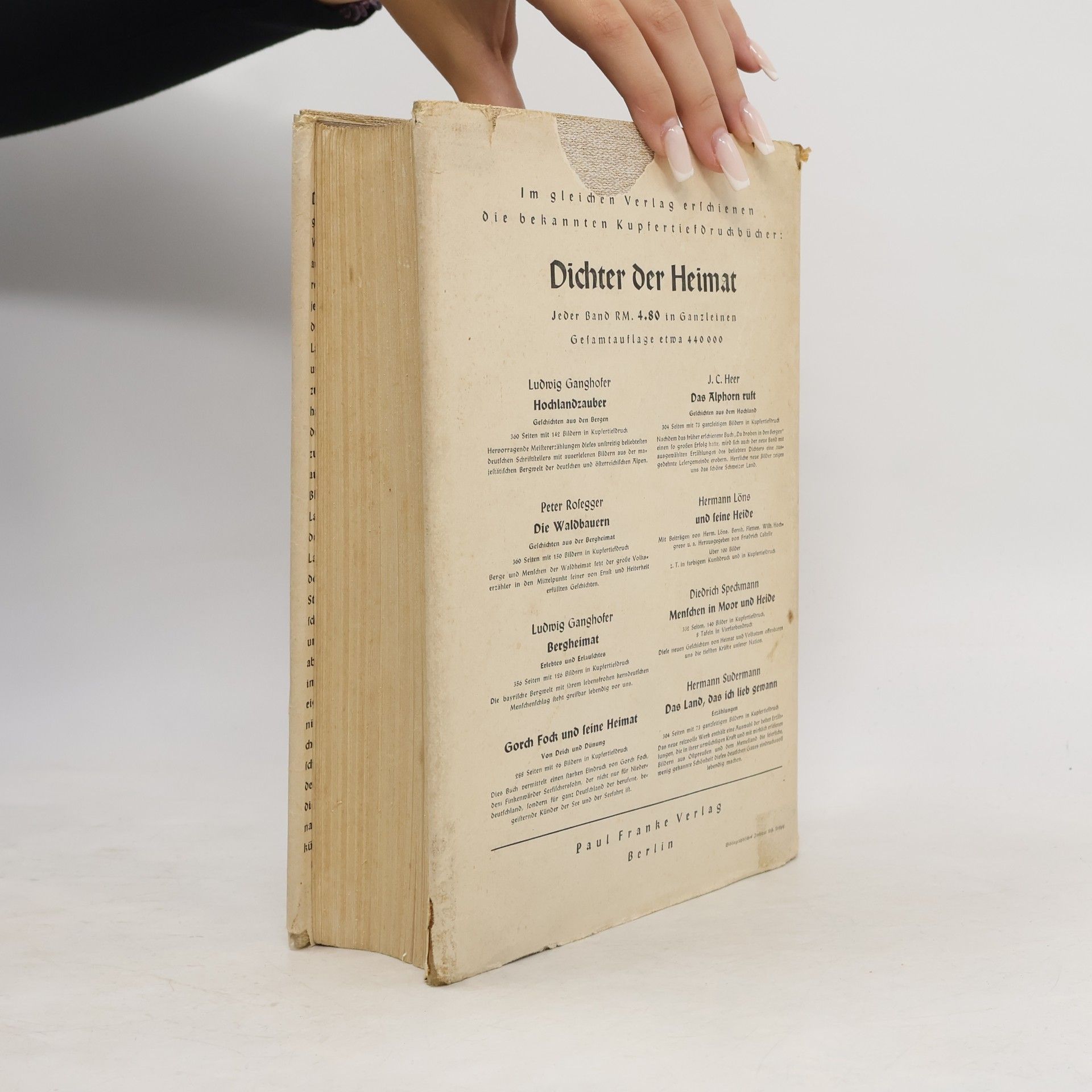Hans Friedrich Blunck Das Deutschlandbuch