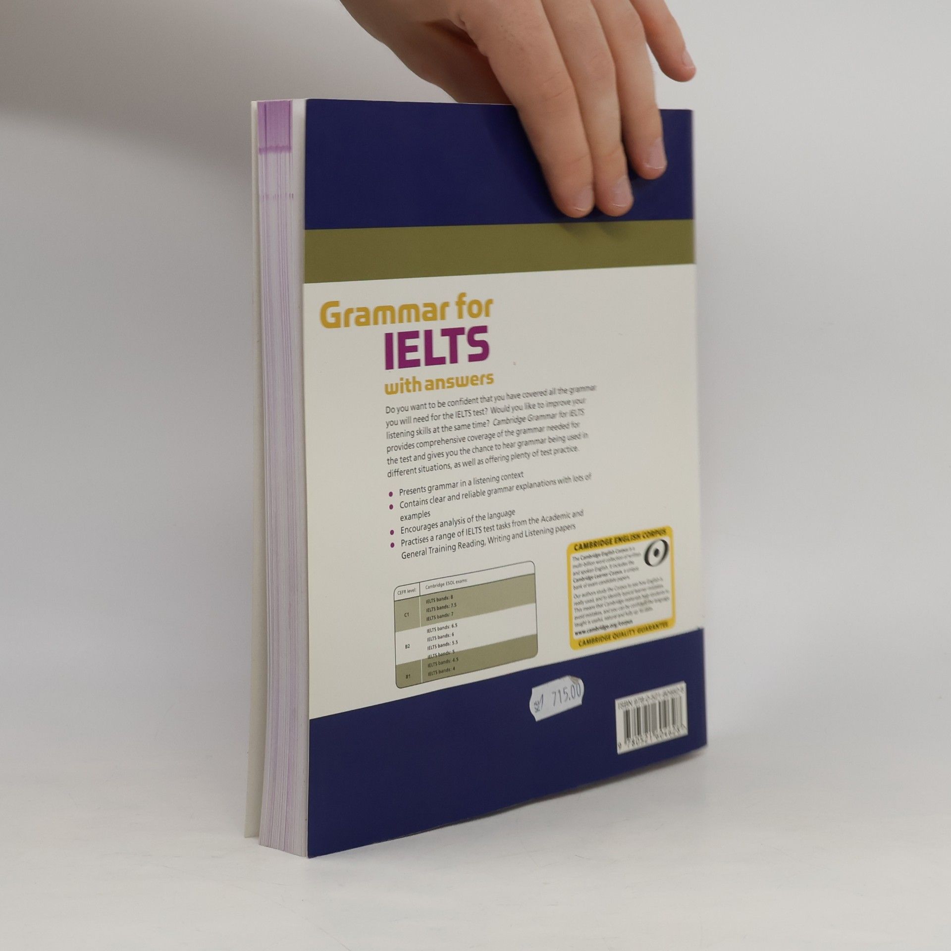 Diana Hopkins Cambridge grammar for IELTS with answers: Self-study grammar reference and practice