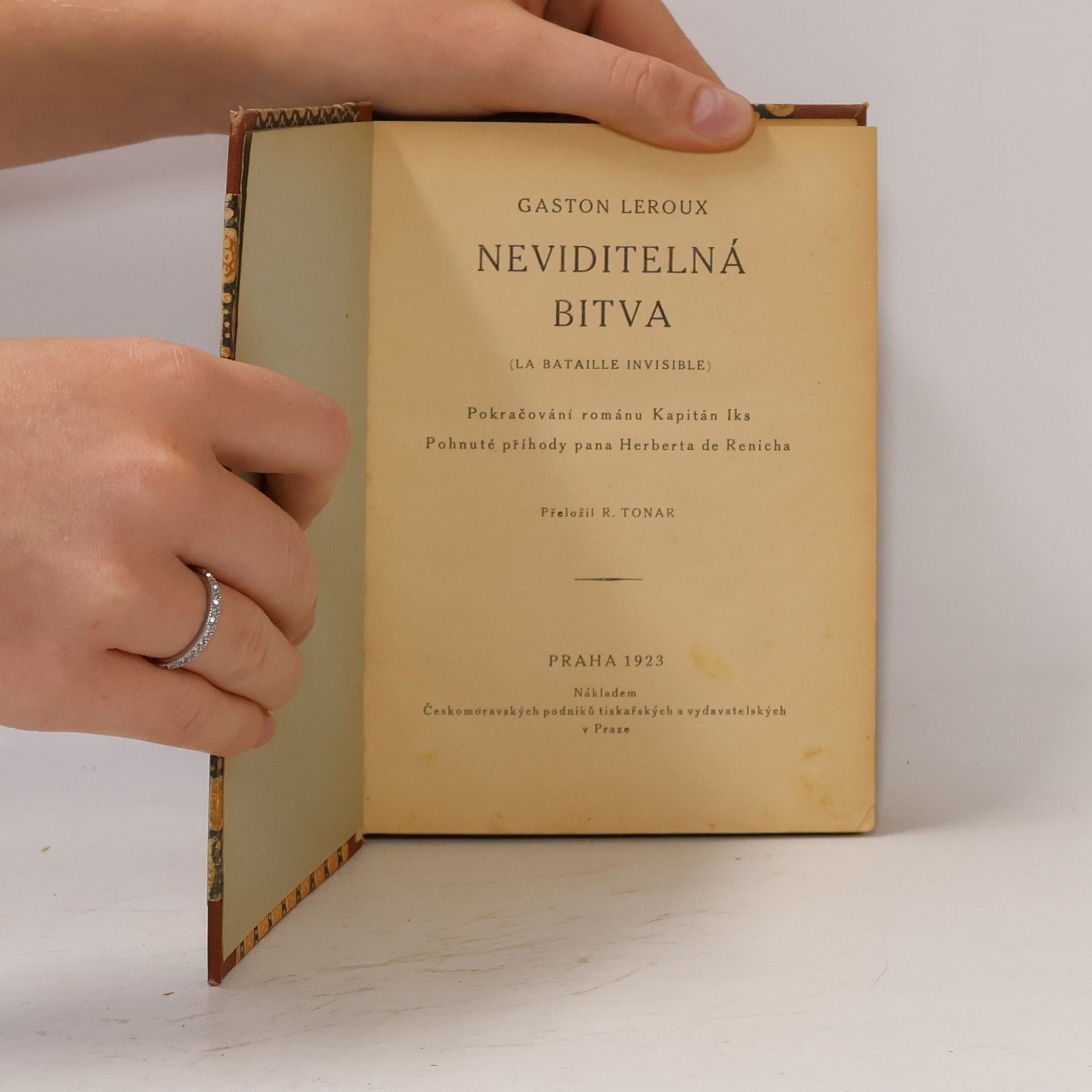 Gaston Leroux Neviditelná bitva