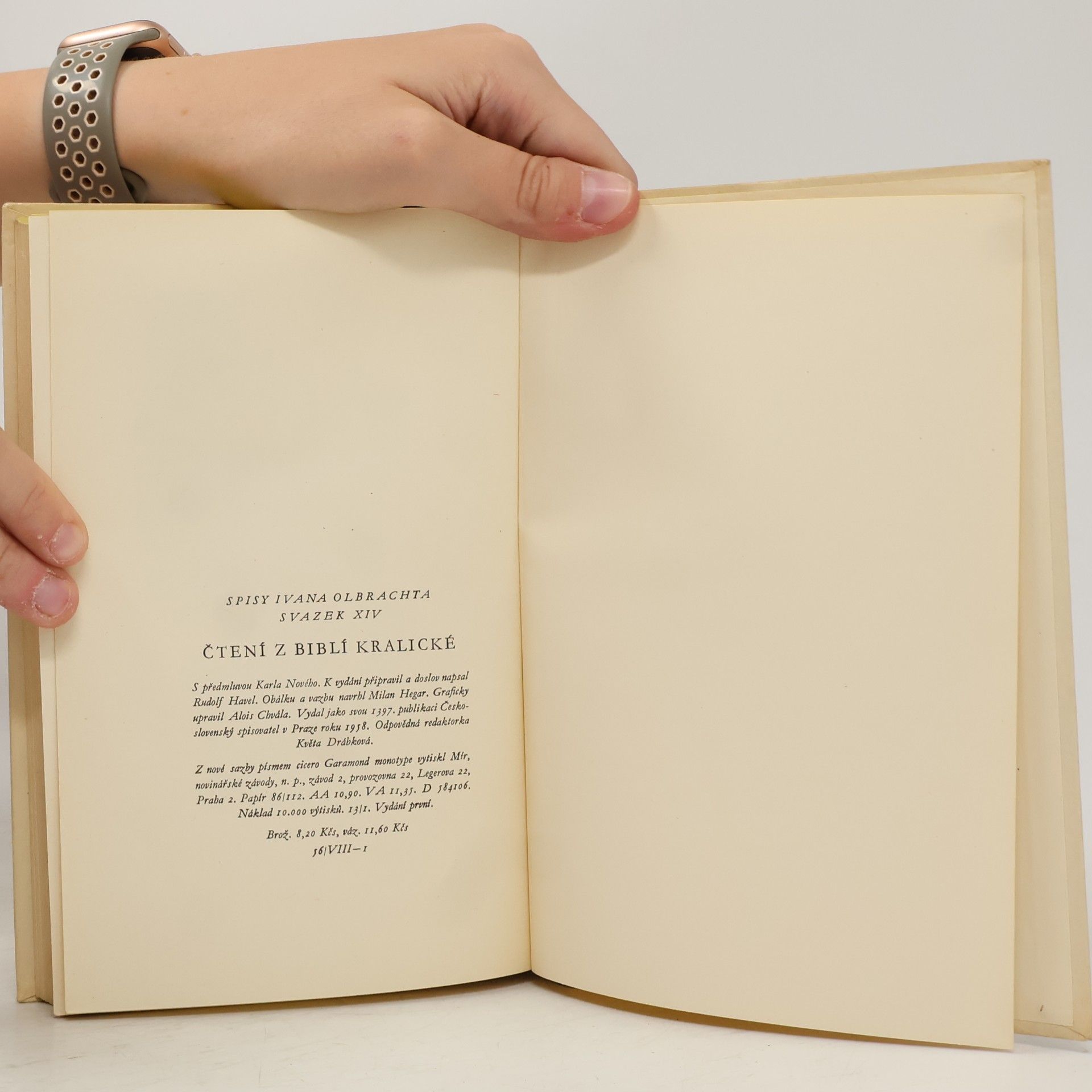 Ivan Olbracht Čtení z Biblí kralické